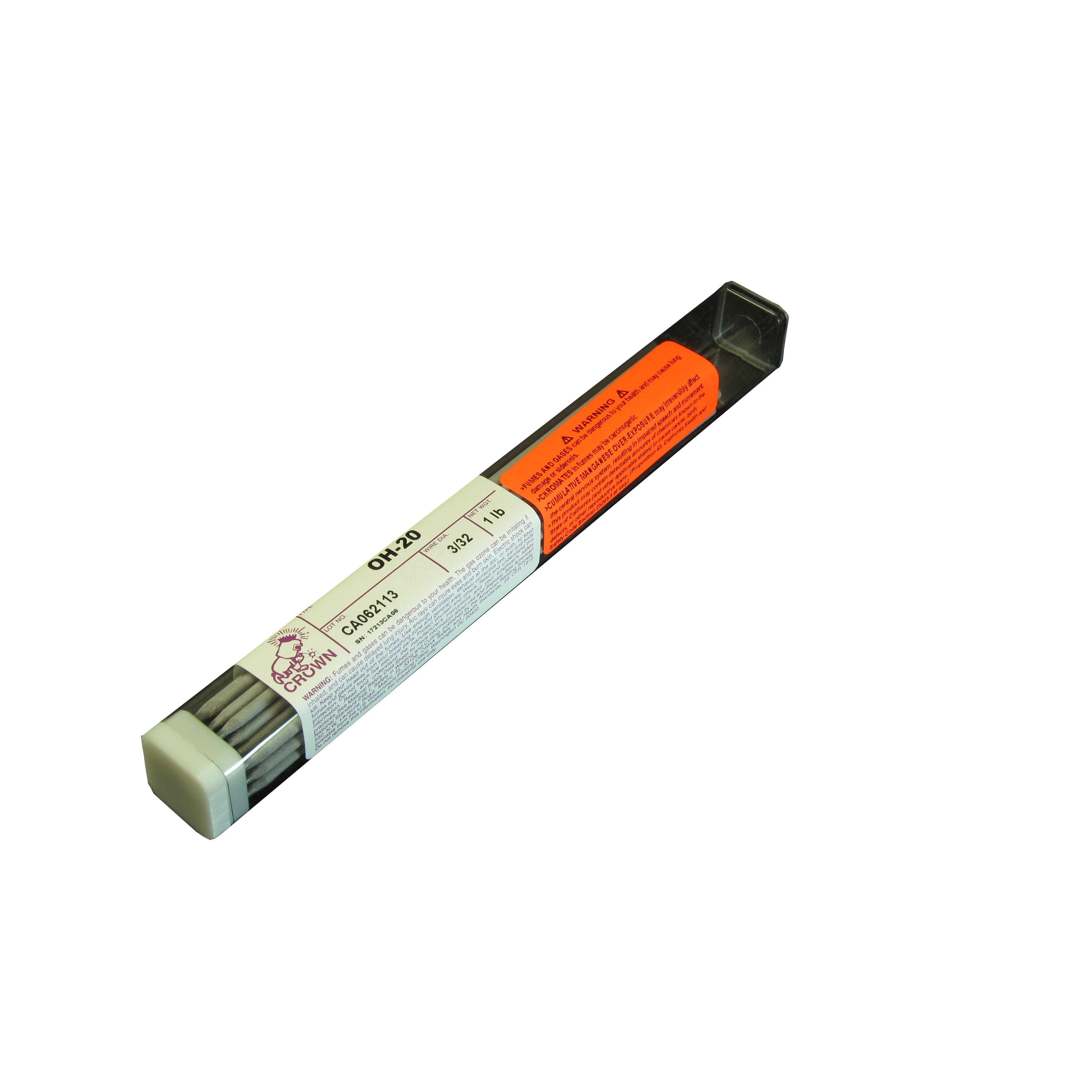 Hot Deal! Crown Alloys OH-20 3/32 Electrode - 1 lb Tube