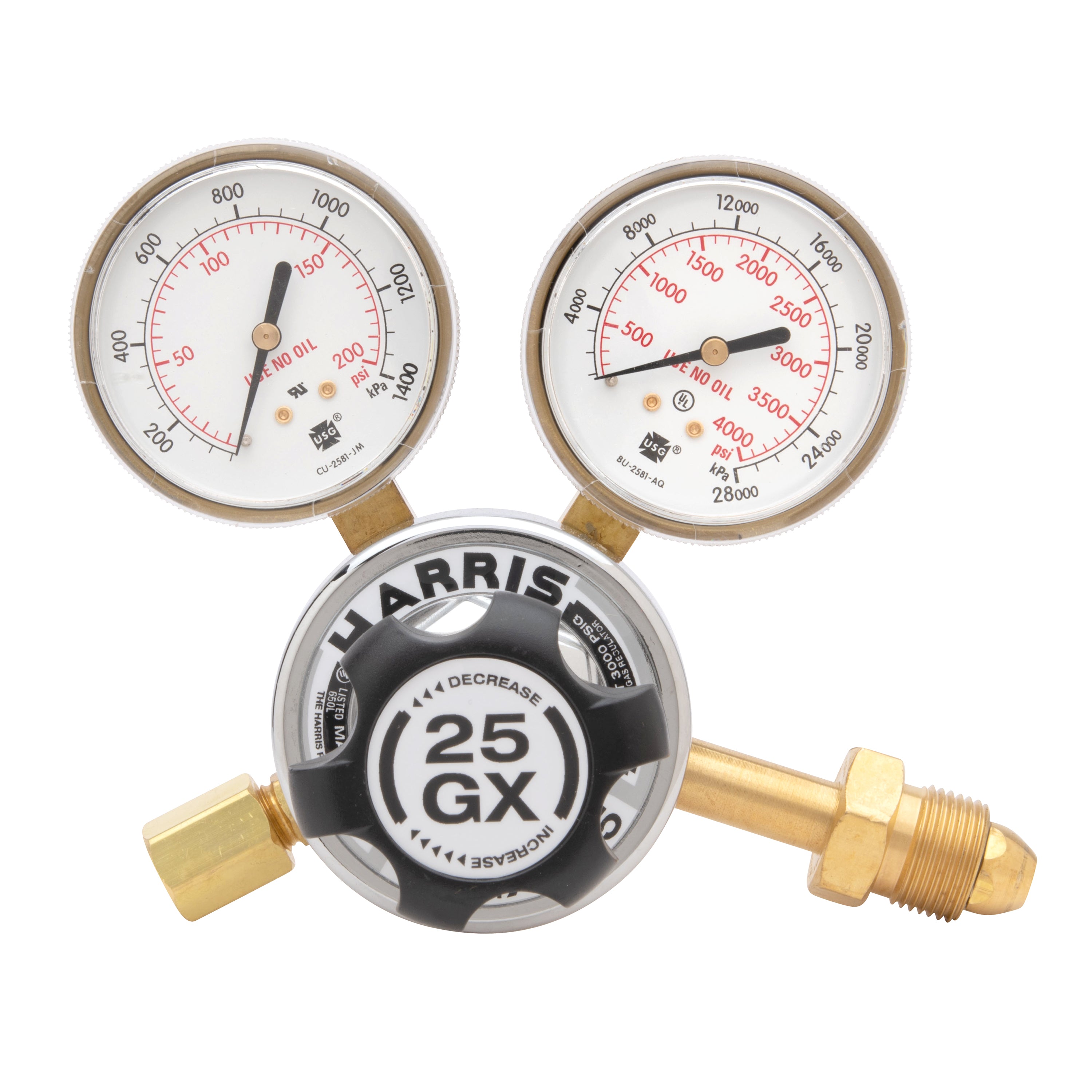 HARRIS 25GX Medium/Heavy Duty Inert Regulator - Great Value!