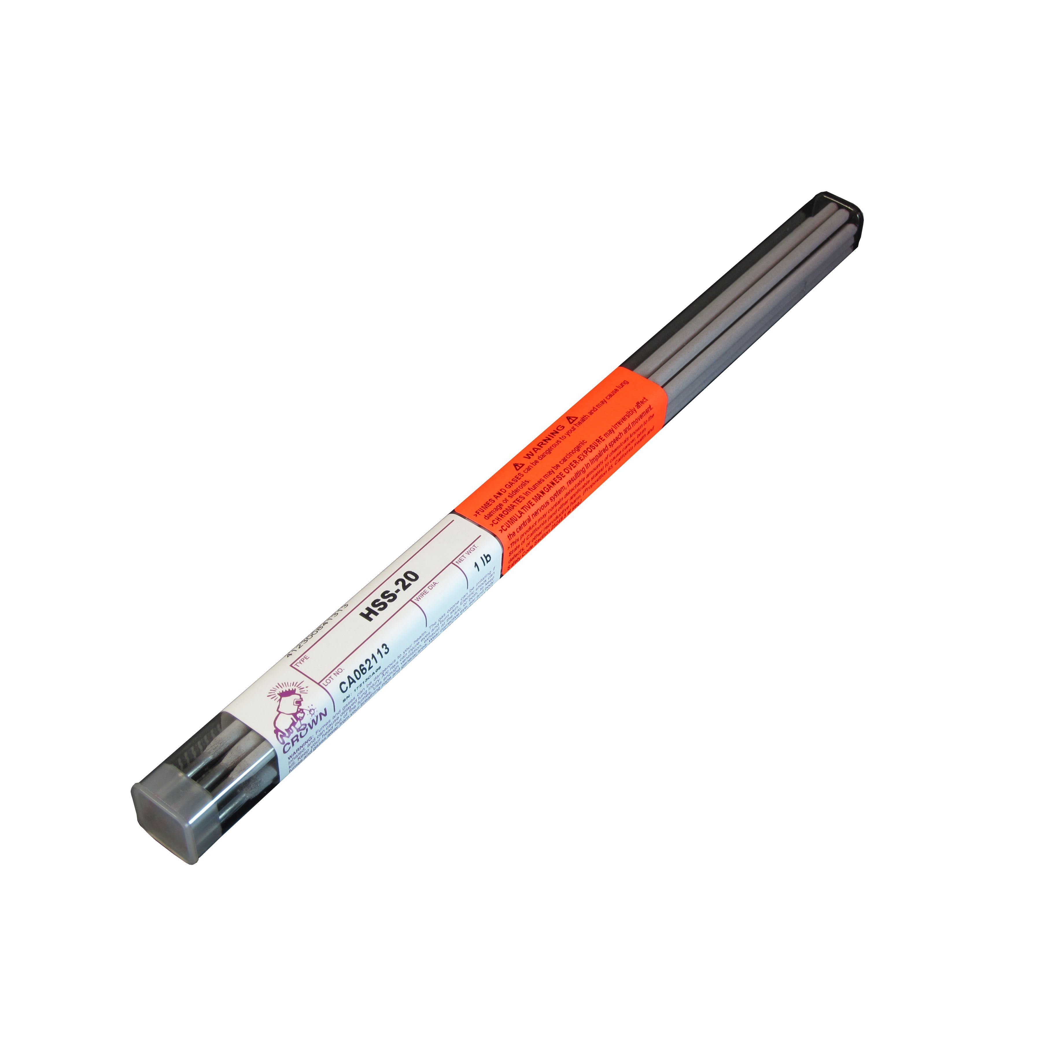 Hot Deal! Crown Alloys HSS-20 High-Speed Tool Steel 1/8 Electrode in 1 lb Tube