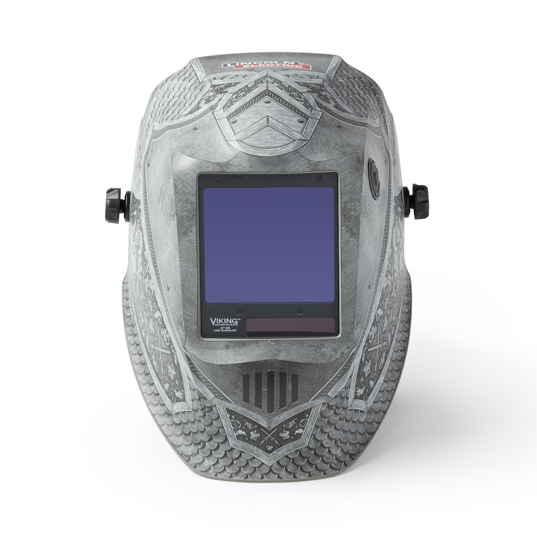 Lincoln Viking 3350 4C 4th Gen Medieval Welding Helmet - K4671-4 with Upgraded Features