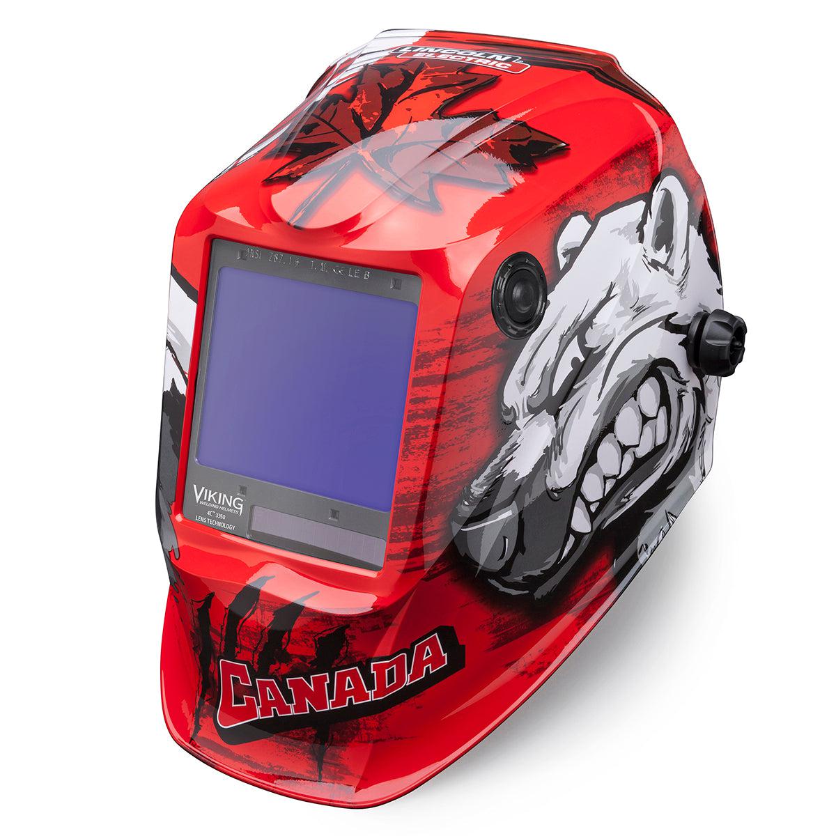 Lincoln Viking 3350 4C Polar Arc 4th Gen Matte Black Welding Helmet K3255-4