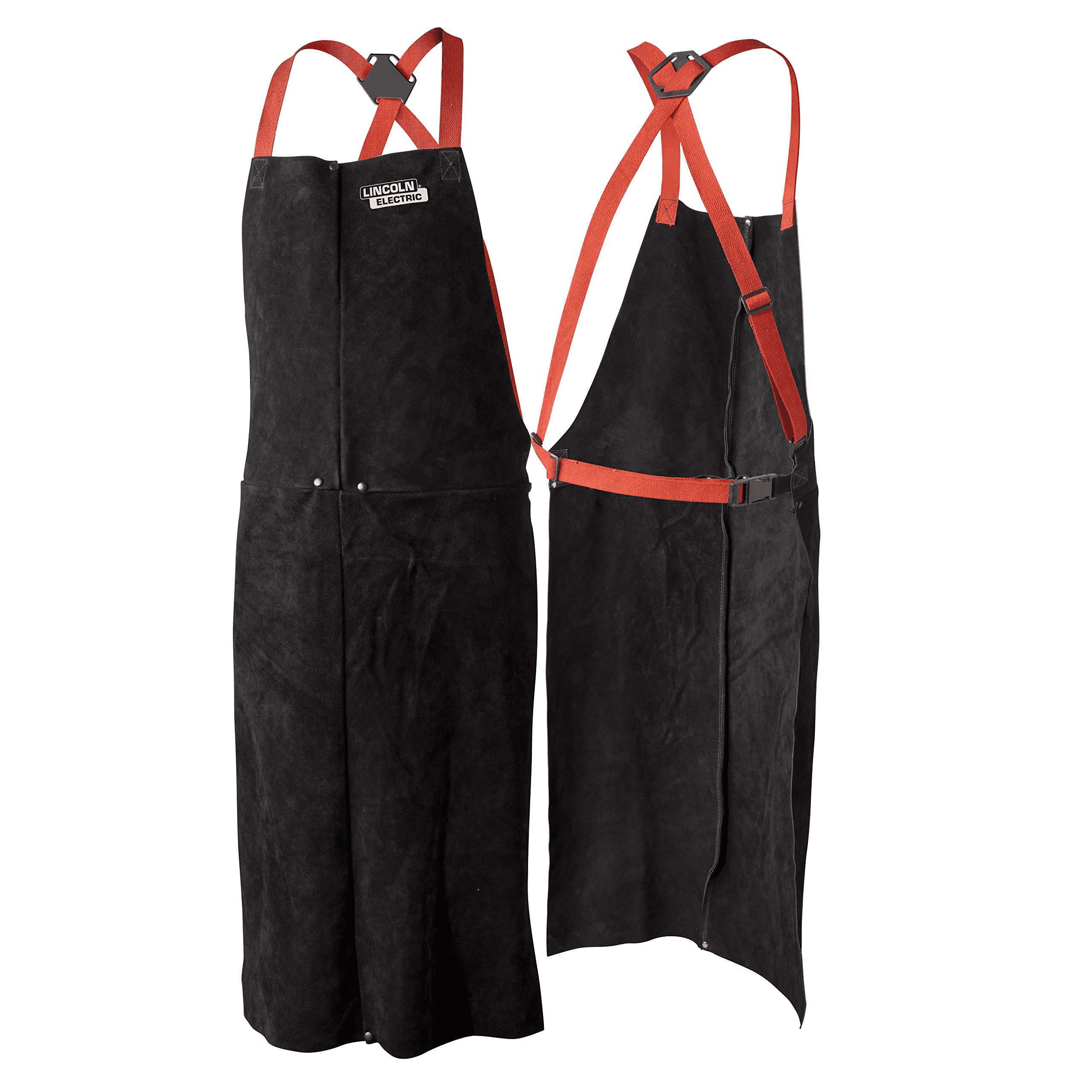 Lincoln Heavy-Duty Split Leather Welding Apron, One Size Fits All - K3110-ALL
