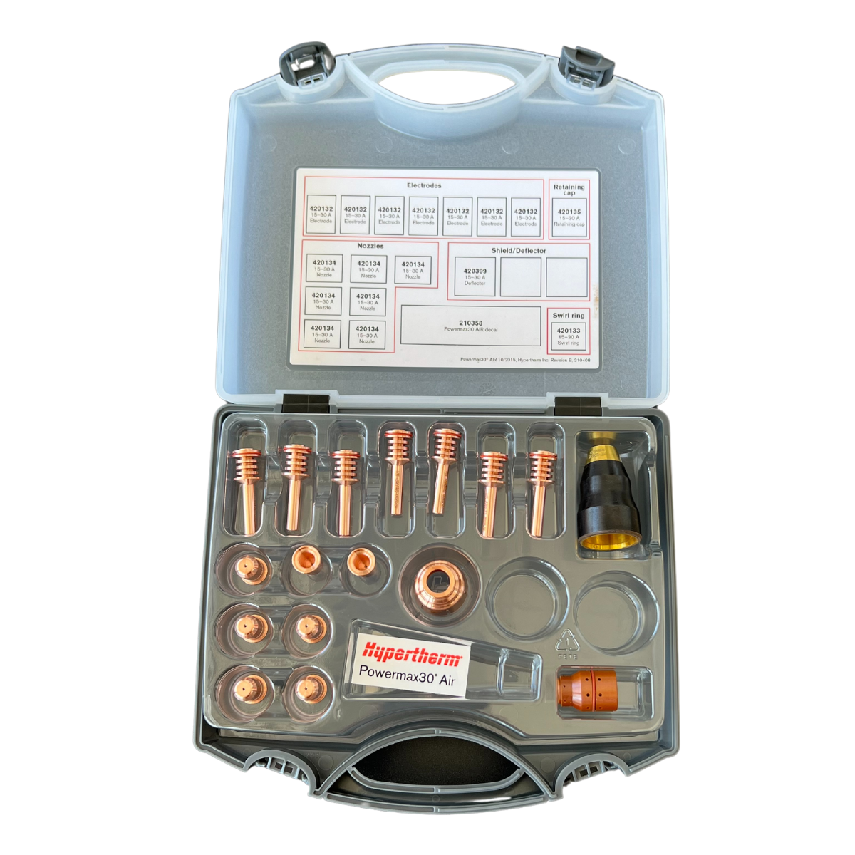 Hot Deal! Hypertherm Powermax30 AIR Handheld Cutting Consumable Kit 851462