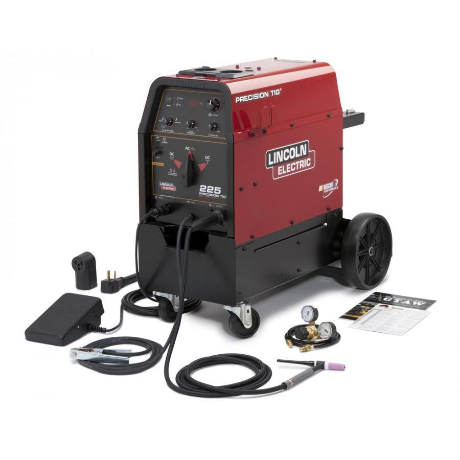 Lincoln Precision TIG 225 AC/DC TIG/Stick Welding Package with Cart - K2535-2