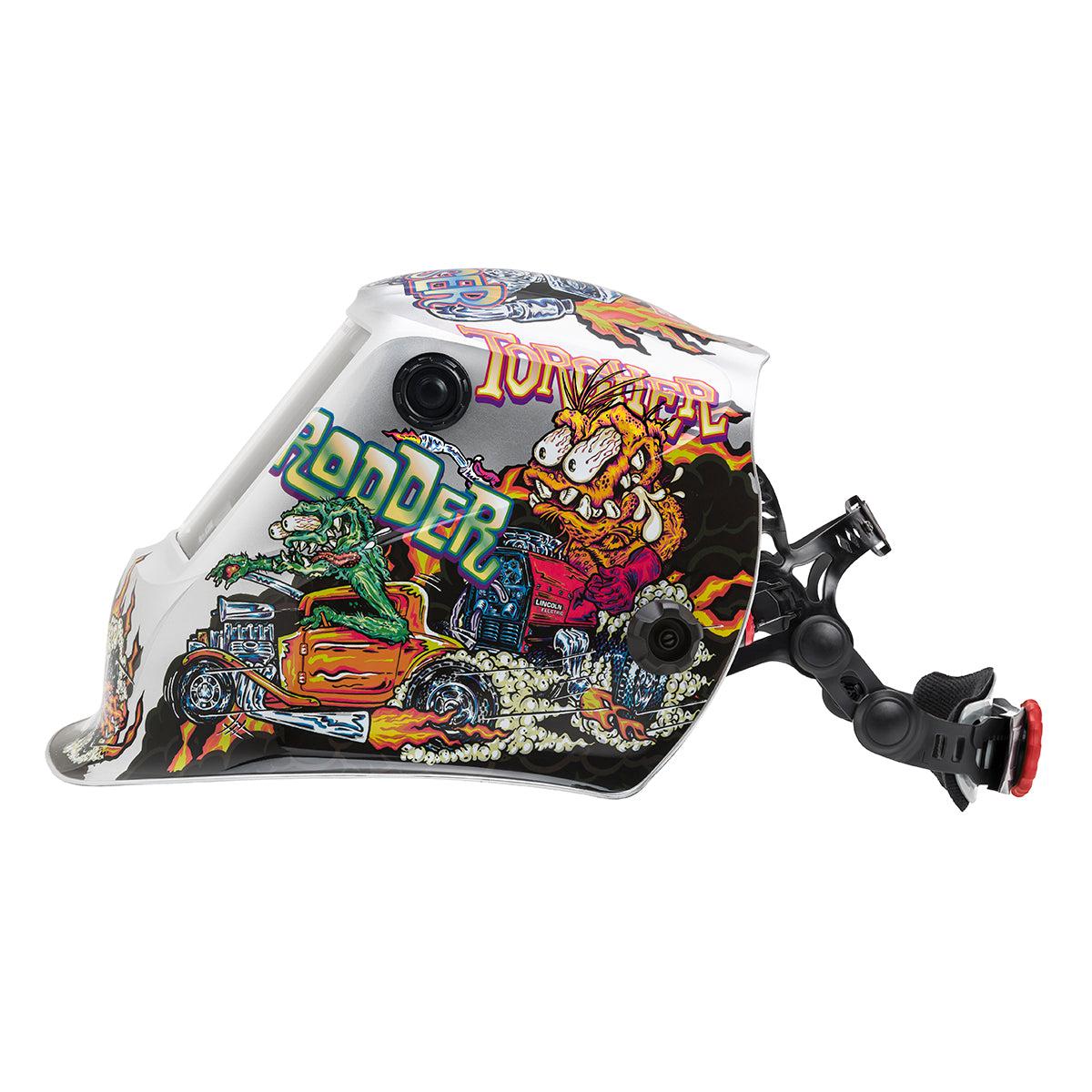 Lincoln Viking 3350 4C 4th Gen Hot Rodders Welding Helmet - K4440-4 | Upgrade Sale
