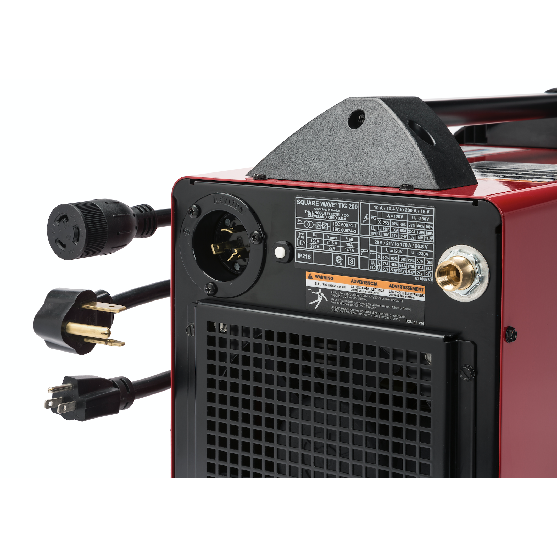 Lincoln Square Wave 200 Portable TIG/Stick Welder K5126-1 with Advanced Features