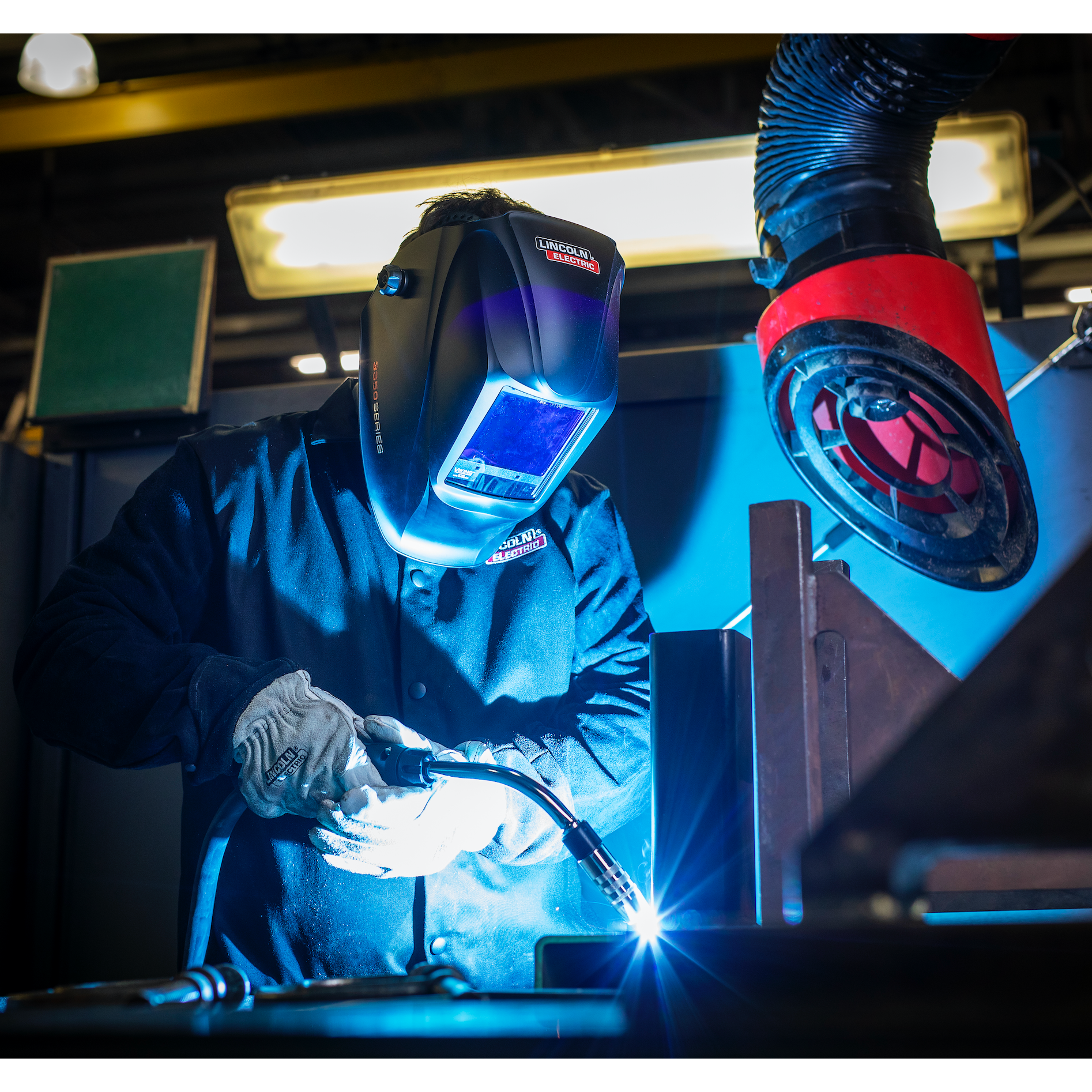 Hot Deal: Lincoln Prism Mobile Welding Fume Extractor with Mechanized Cleaning, MERV 14 Filter, Base Unit K1741-3
