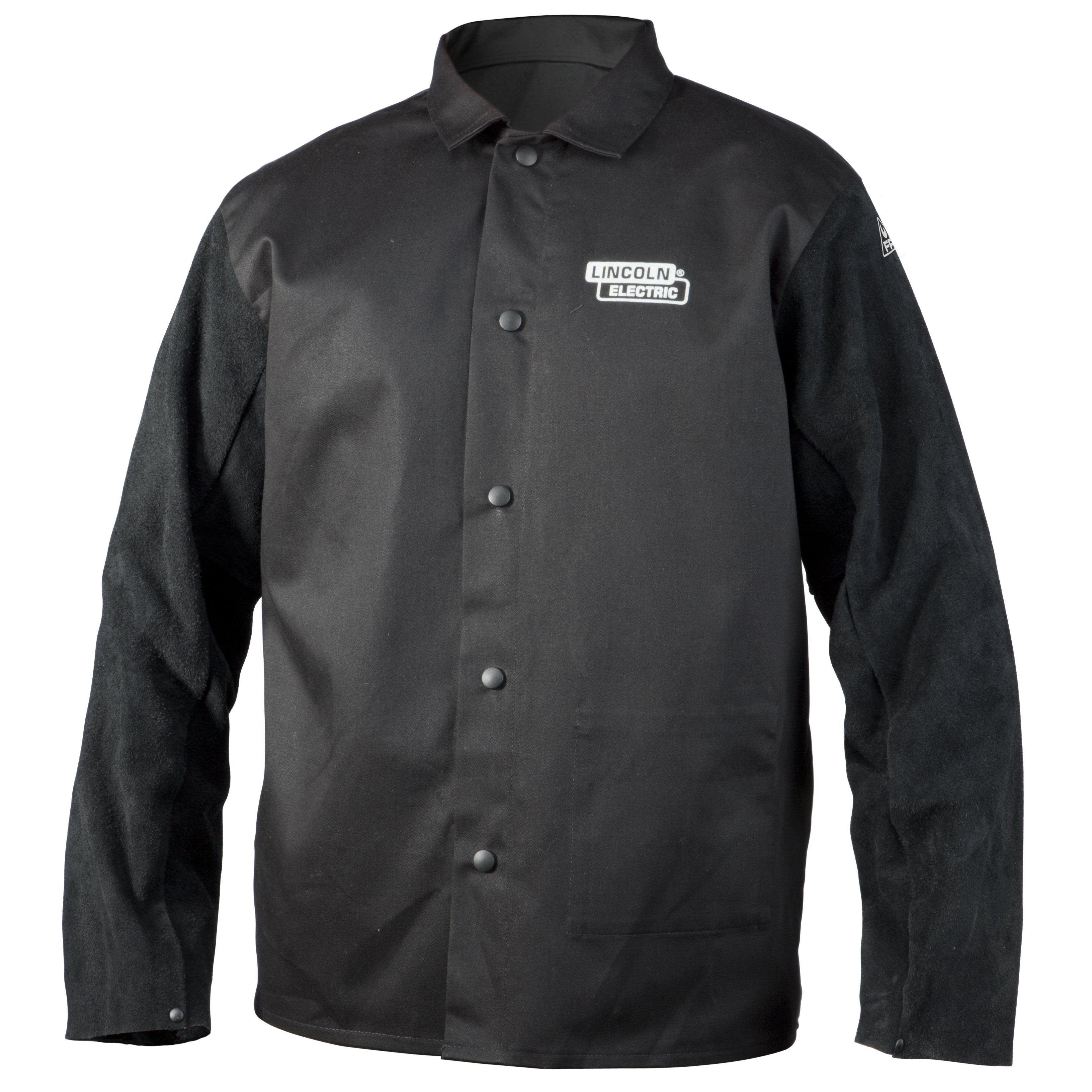 Hot Deal! Lincoln Traditional Welding Jacket with Split Leather Sleeves (Model K3106)