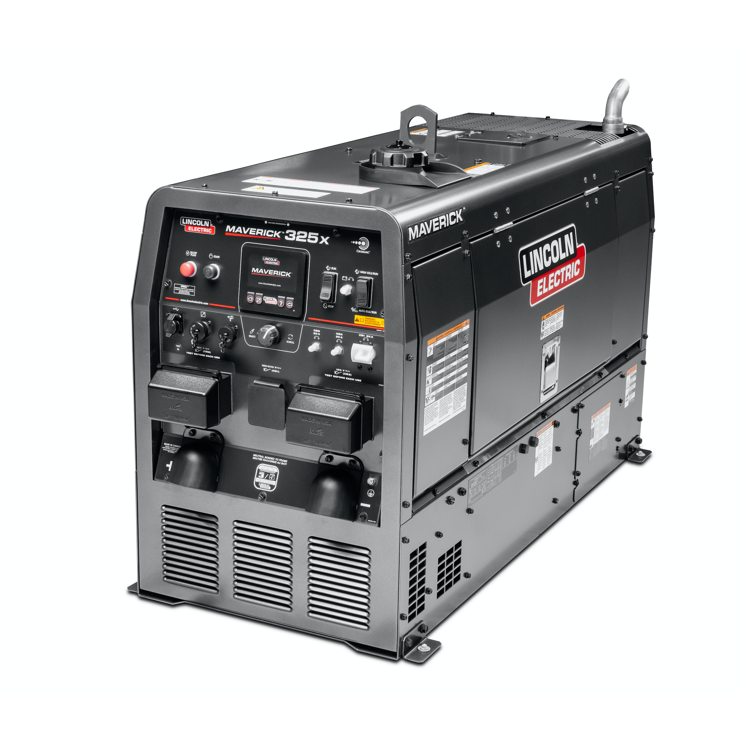 Lincoln Maverick 325X Diesel-Powered Welding & Generating Machine - K3581-1