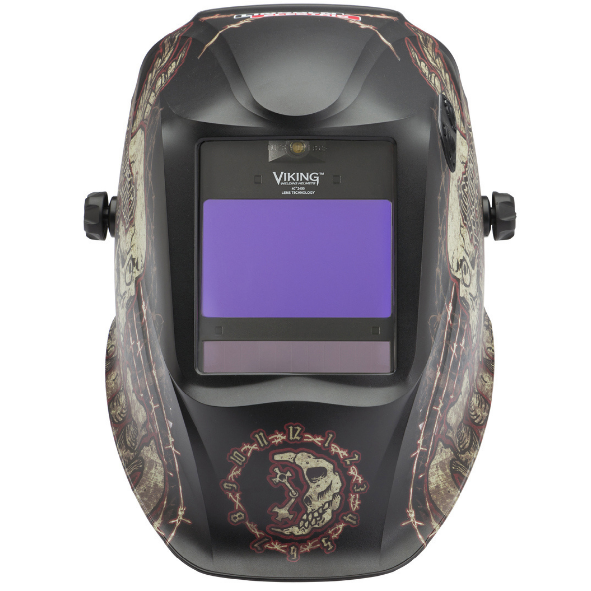 Lincoln Viking 2450 ADV Graveyard Helmet with Integrated Smart LED Light - K3099-5