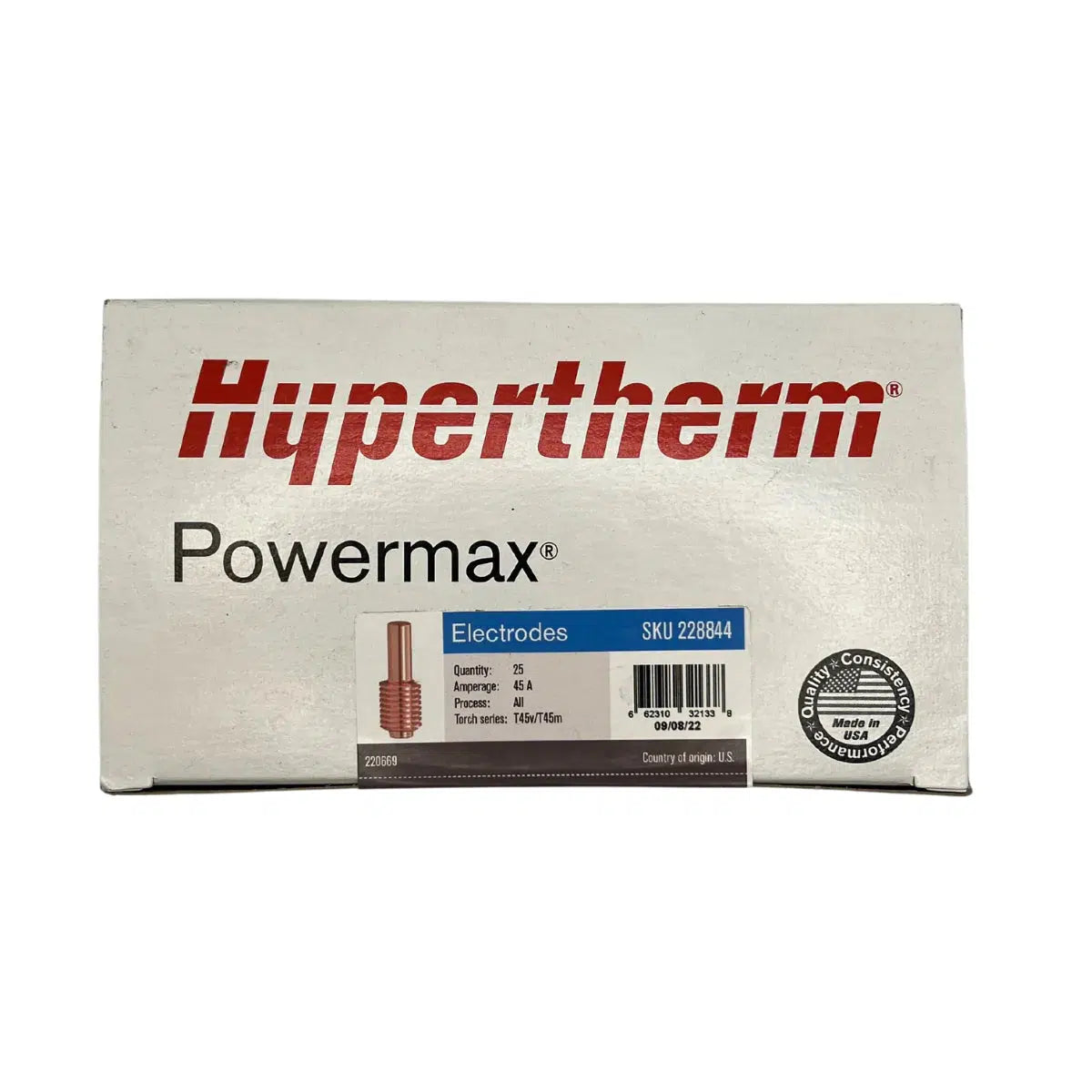 Hot Deal: Hypertherm T45 Replacement Electrodes, 5-Pack - 220669