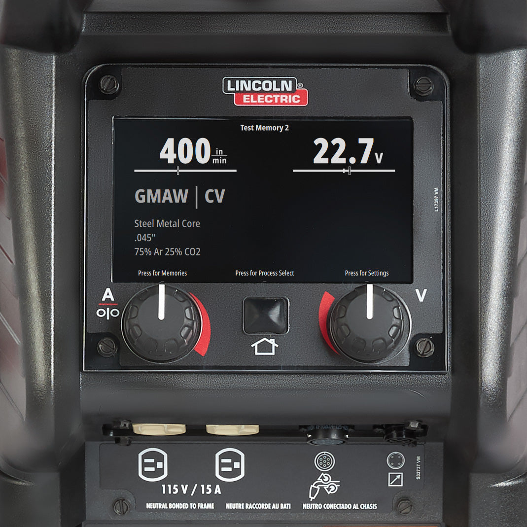 Lincoln POWER MIG 262P Pulsed MIG Welder - Great Deal for Professional Welding (K5378-1)