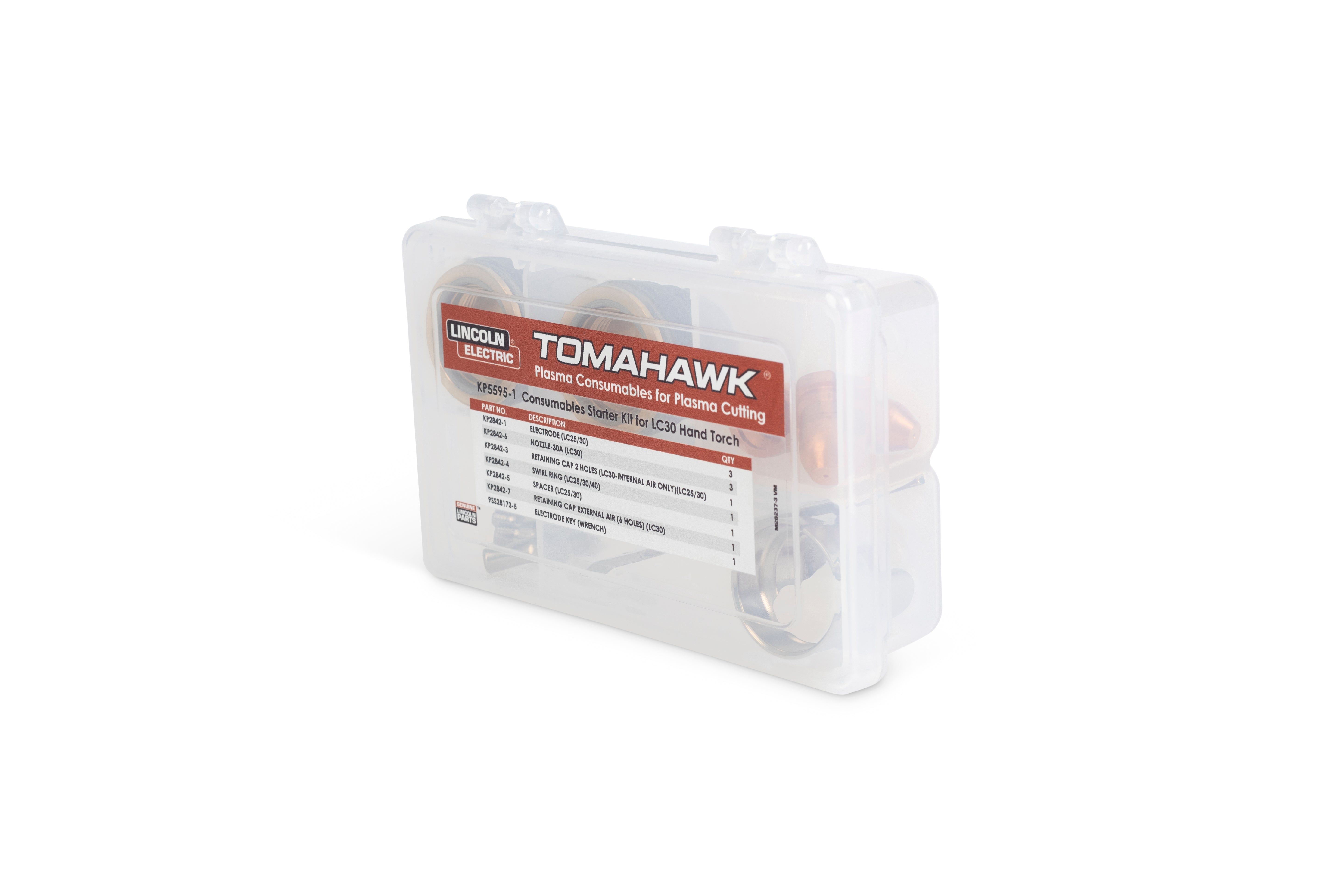 Hot Deal: Lincoln Tomahawk LC30 Plasma Torch Consumable Starter Kit KP5595-1
