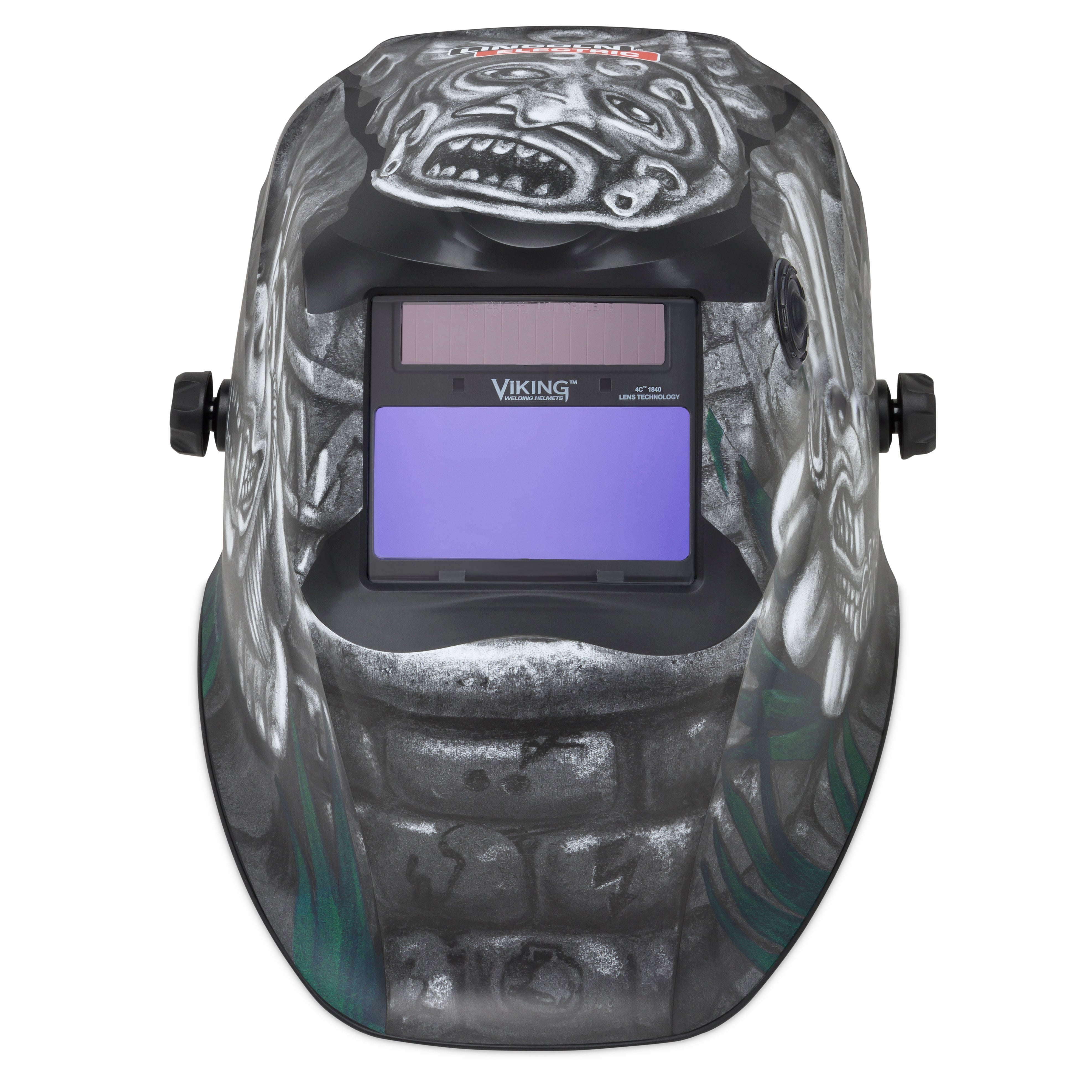 Lincoln Viking 1840 4C Aztec Economical Auto - Darkening Welding Helmet - K4175 - 4 with 5 - Year Warranty