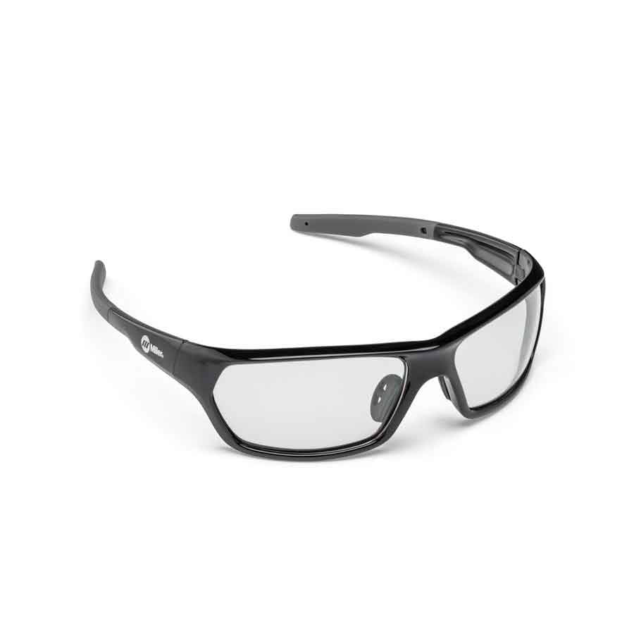 Black Miller Safety Glasses with Clear Lenses - Model 272201