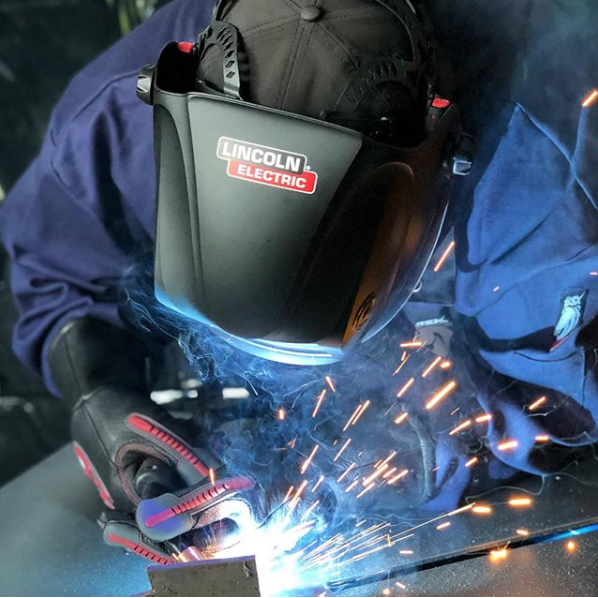 Lincoln Viking 3350 4C 4th Gen Medieval Welding Helmet - K4671-4 with Upgraded Features