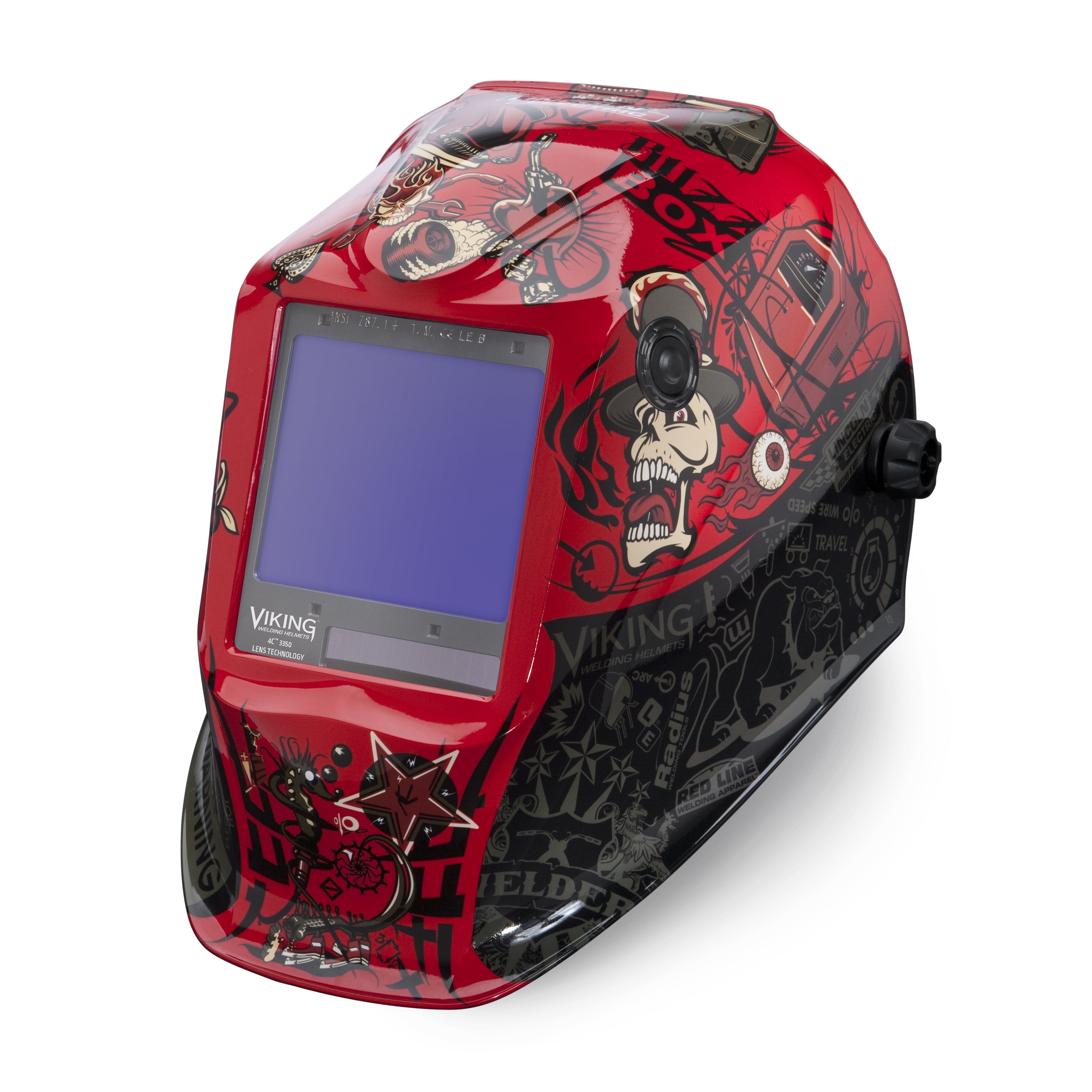 Lincoln Viking 3350 4C Mojo 4th Gen Welding Helmet - K3101-4: Upgrade with New Features