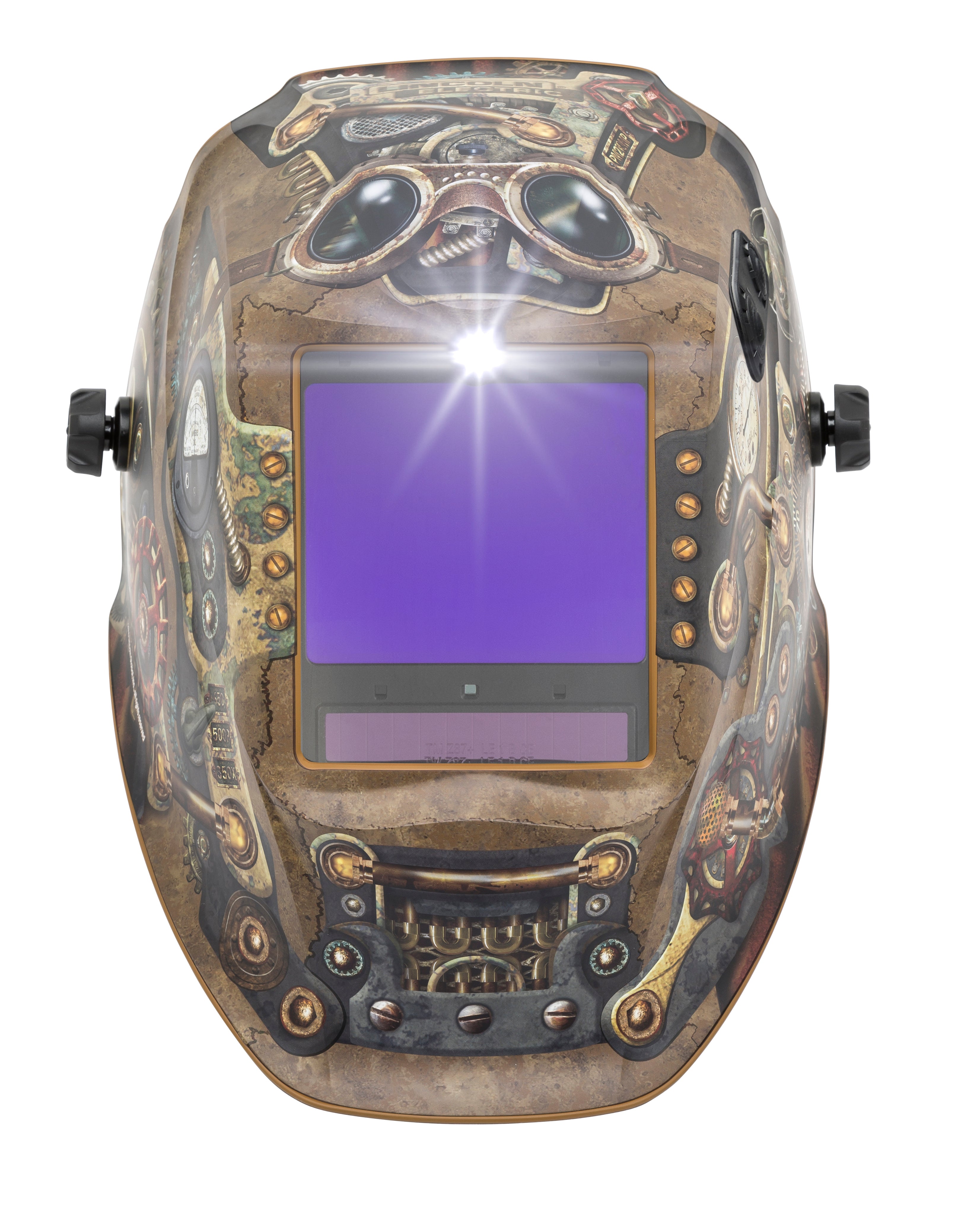 Get the 5th Gen Lincoln Viking 3350 ADV Steampunk Welding Helmet K3428-5 Now!