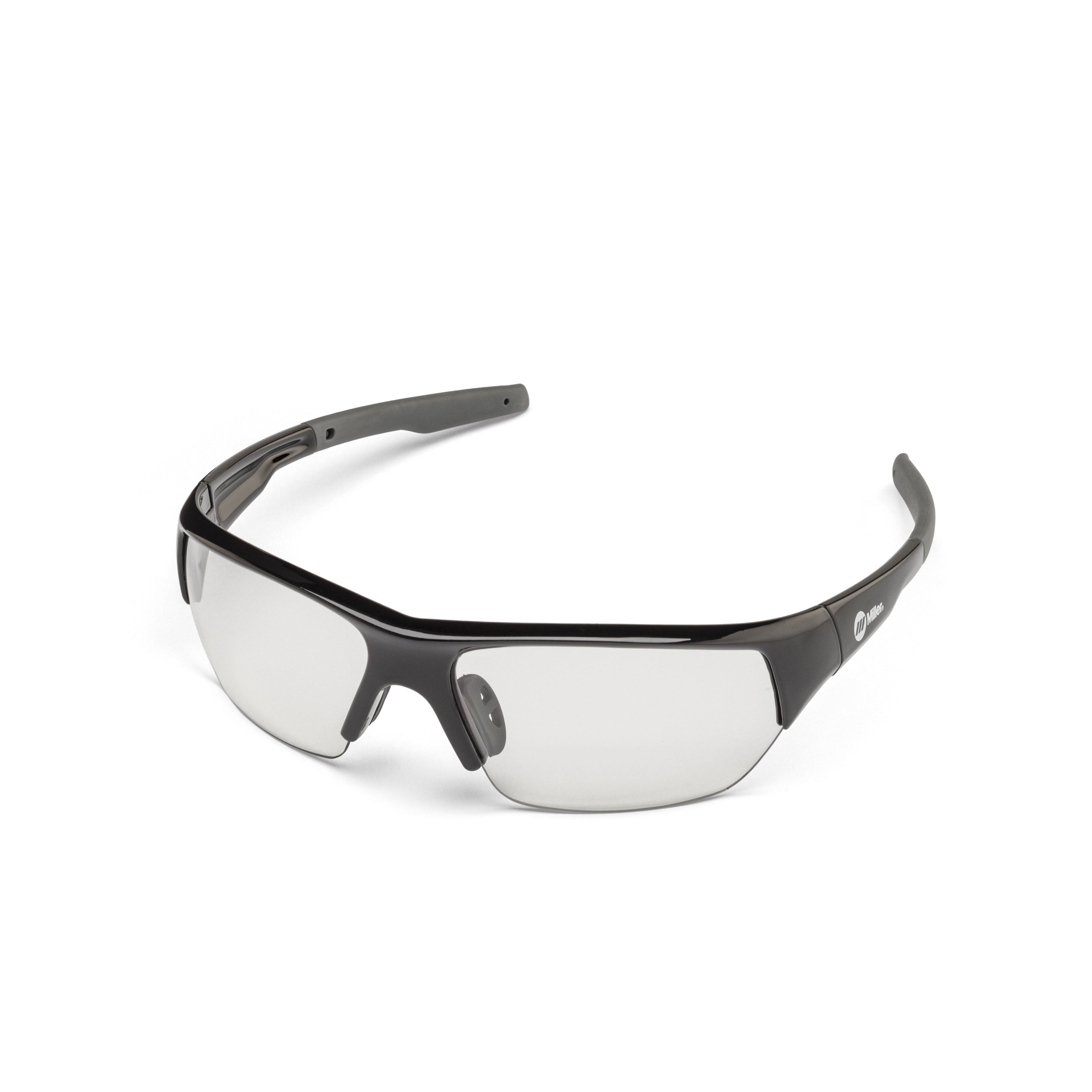 Hot Sale! Miller Black Spatter Safety Glasses with Clear Polycarbonate Lenses - Model 272191