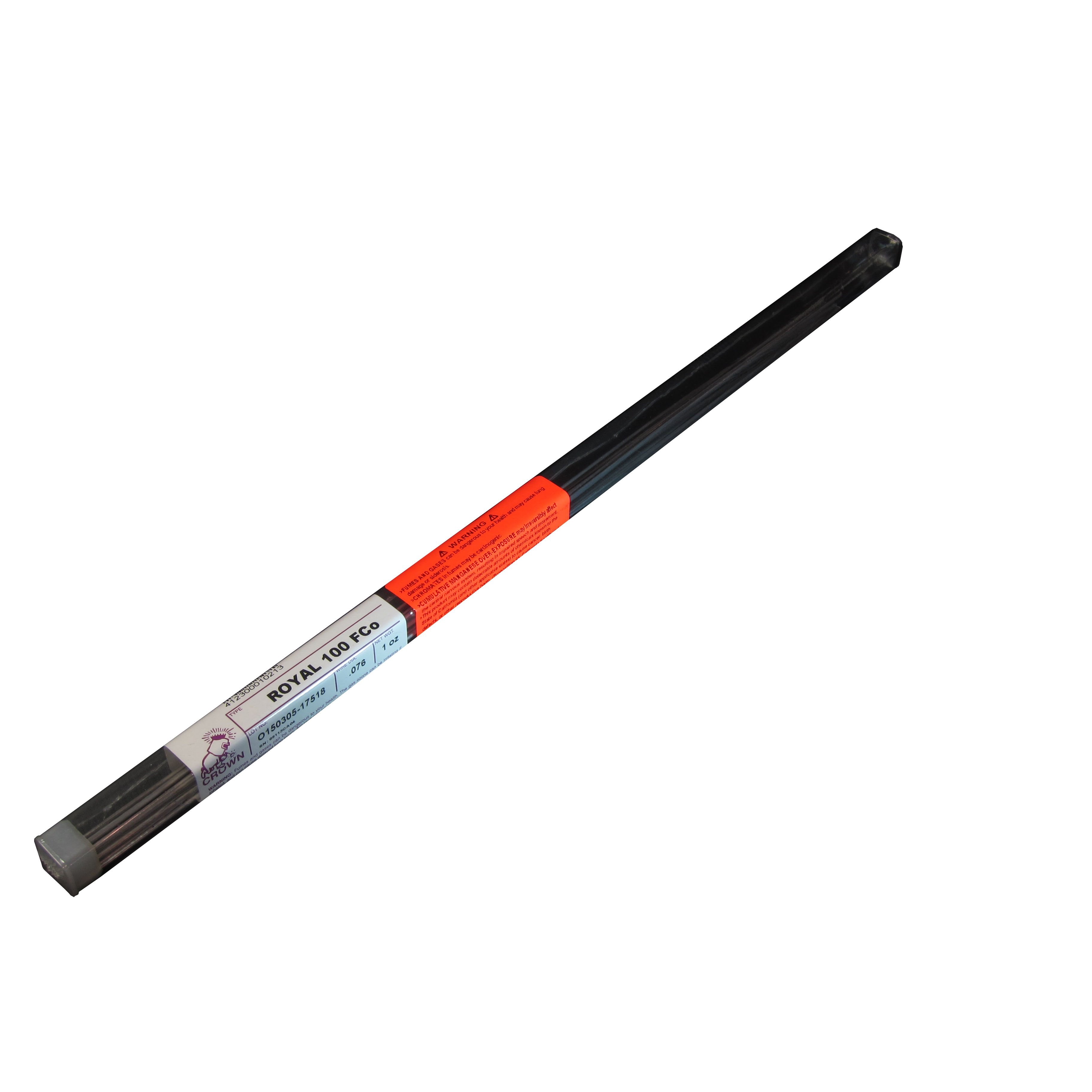 Crown Alloys 1oz ROYAL 100FCo .076 Flux Cored Brazing Rod - RT100F/76-1