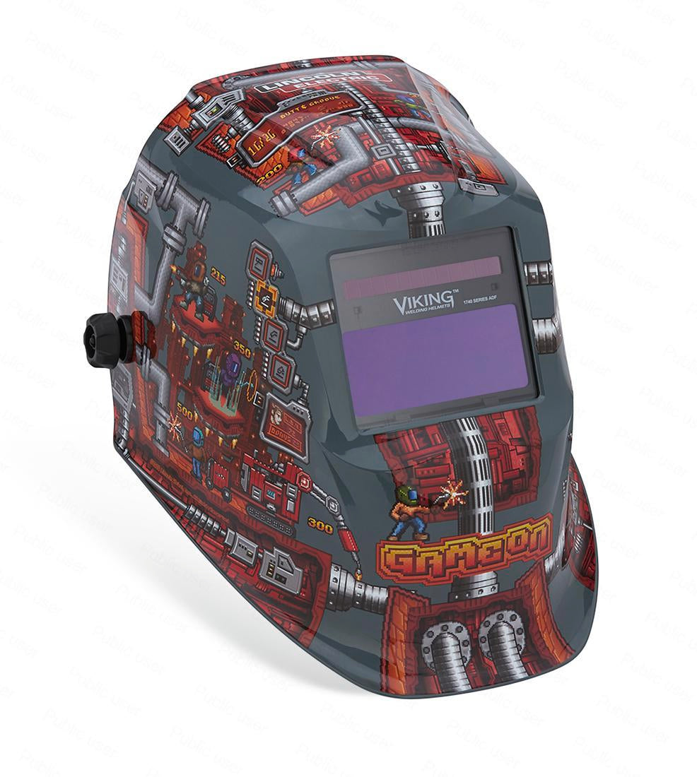 Lincoln Viking 1740 GAME-ON Economical Auto-Darkening Welding Helmet K5562-3