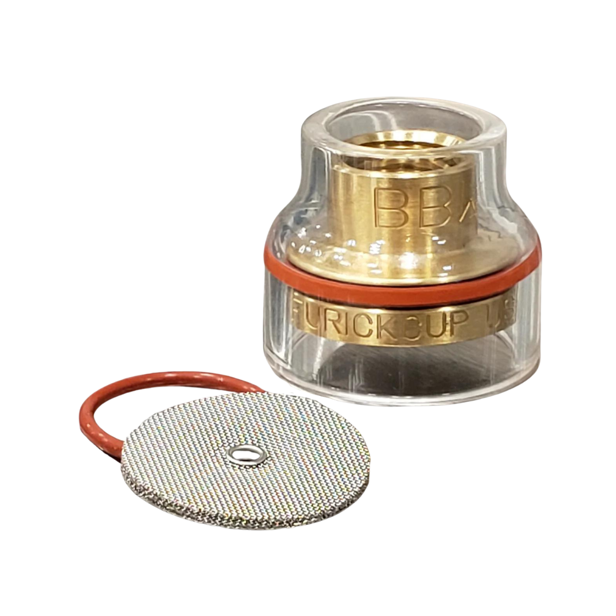 Furick USA-Made Thread-On BBW Glass Cup BBWSG-16 for 3/32' Tungsten