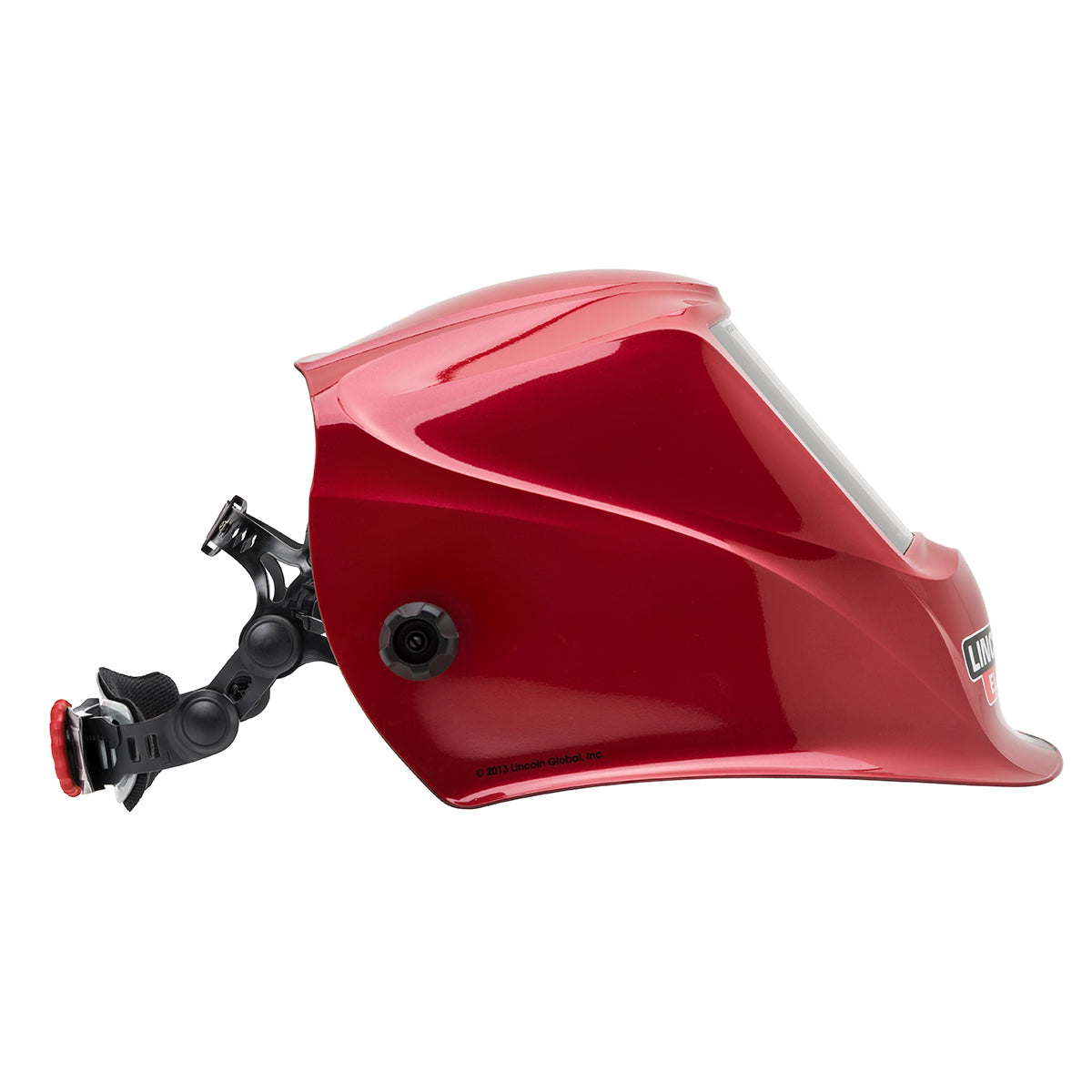 Lincoln Viking 3350 4C Code Red 4th Gen Matte Black Welding Helmet K4034-4