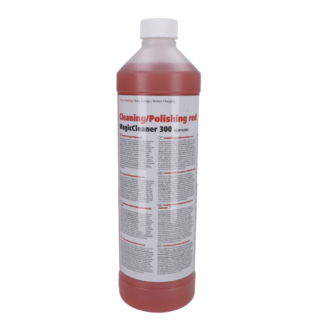Fronius 1-Liter Red Cleaning & Polishing Fluid for MagicCleaner 300