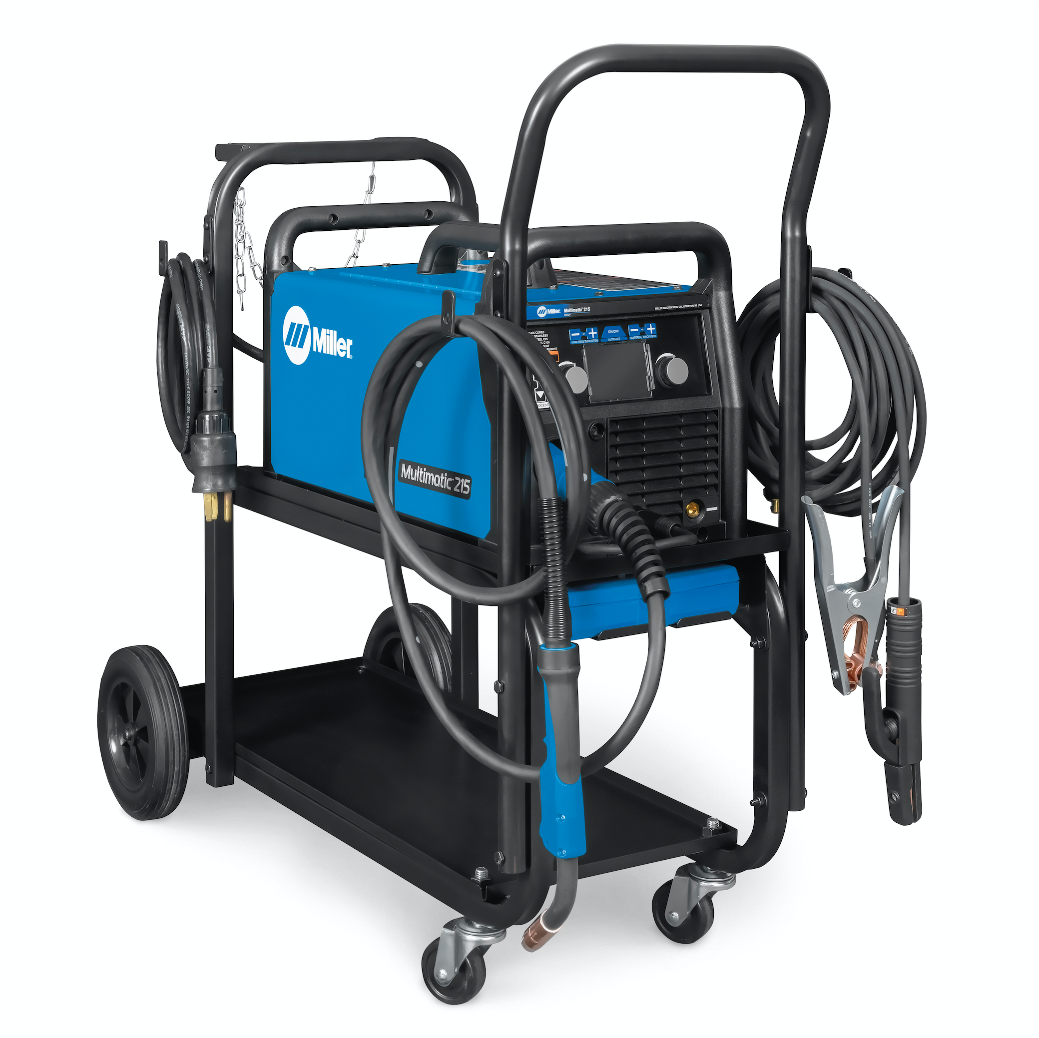 Hot Deal! Miller Multimatic 215 All - in - One Multiprocess Welder with Welding Cart