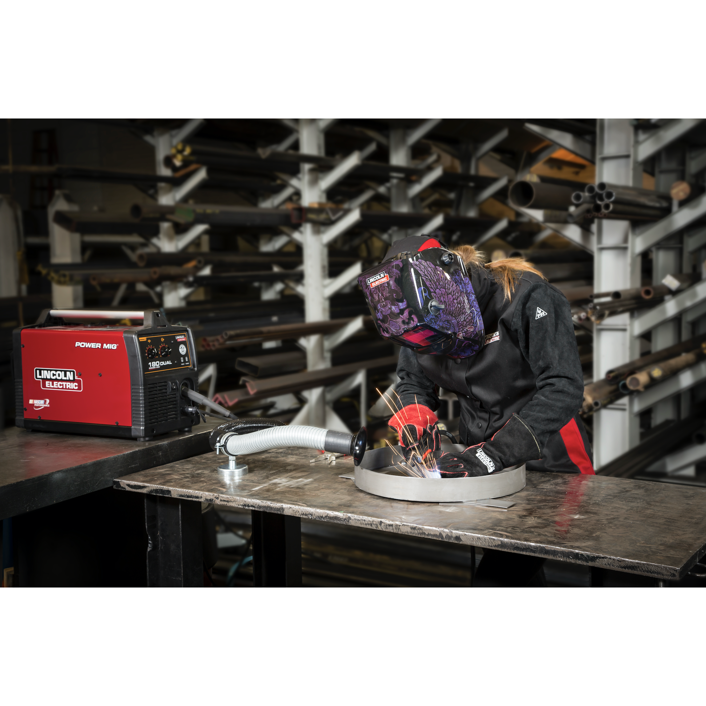 Hot Deal! Lincoln Women's MIG/Stick Welding Gloves K3232 for All Welding Types
