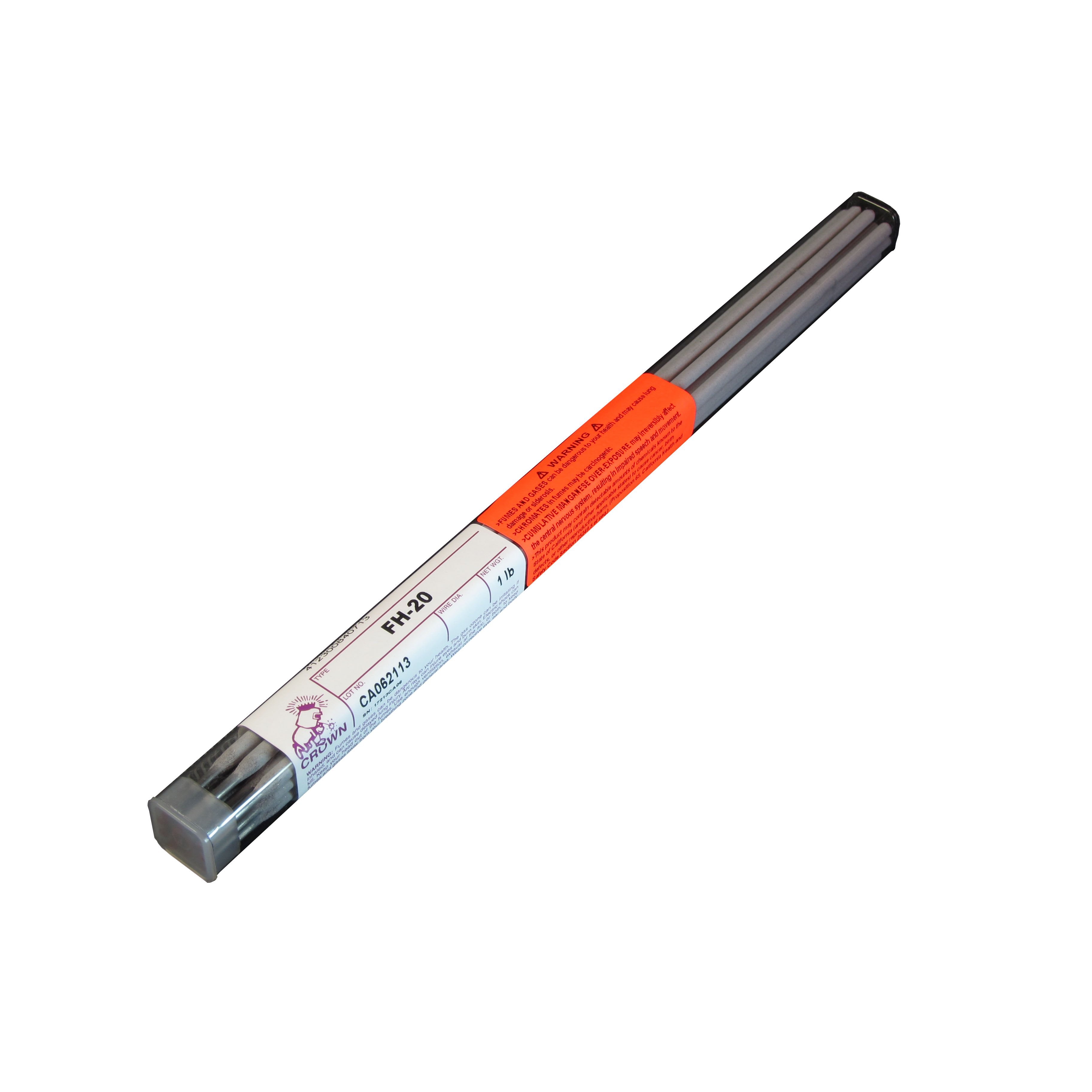 Crown Alloys FH-20 5/32 Electrode - 1 lb Tube for Flame Hardening