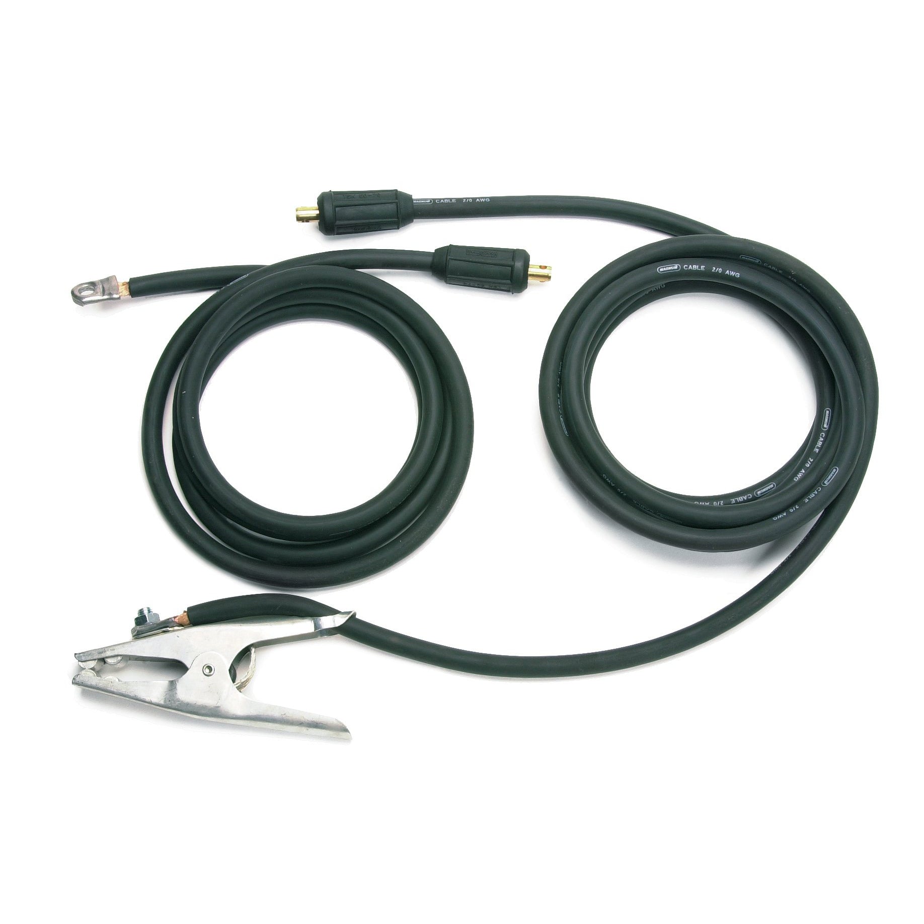Lincoln 2/0 Weld Cable (10 ft) Work and Wire Feeder Package - K1803-1