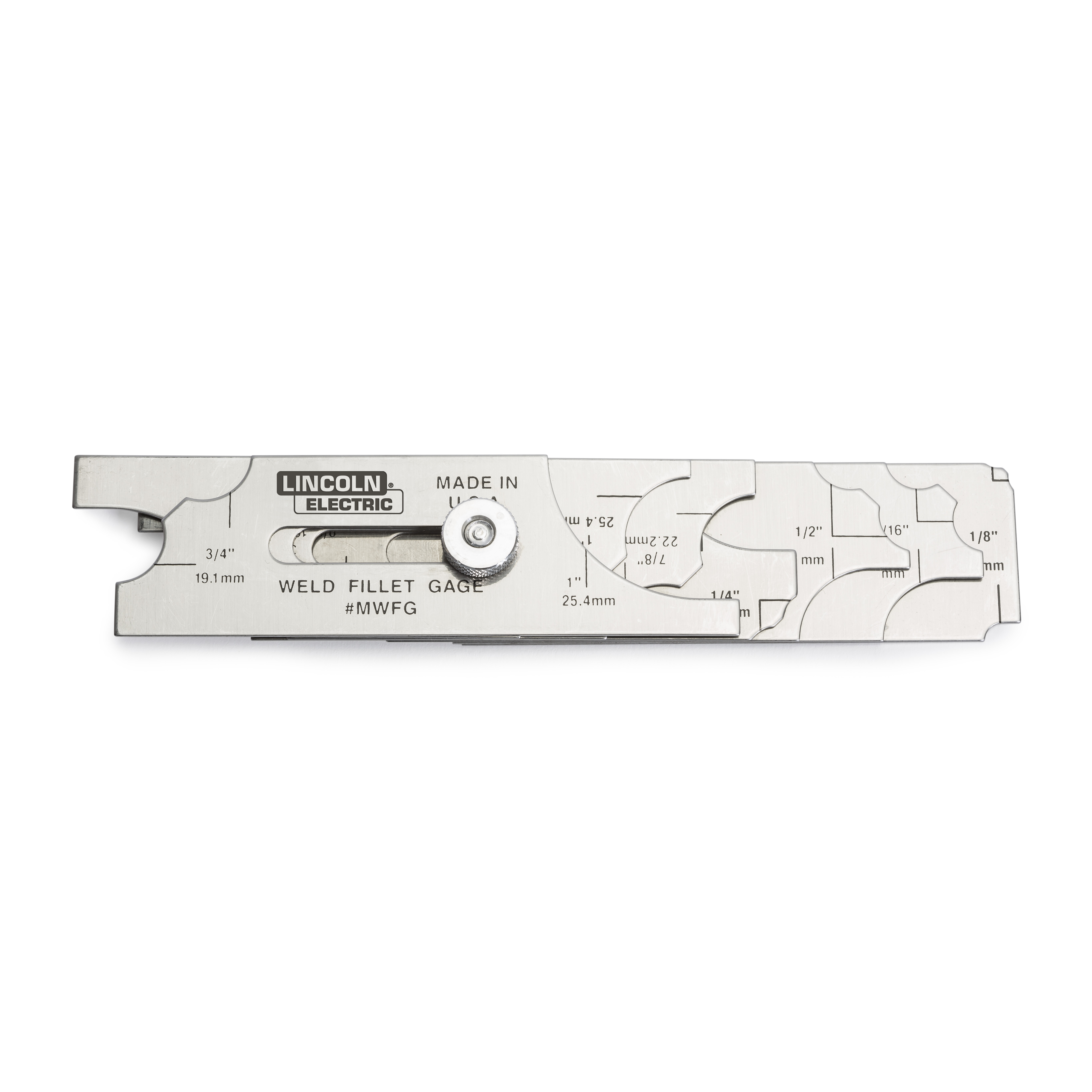 Premium Lincoln 7-Piece Stainless Steel Weld Fillet Gauge Set K3720-1