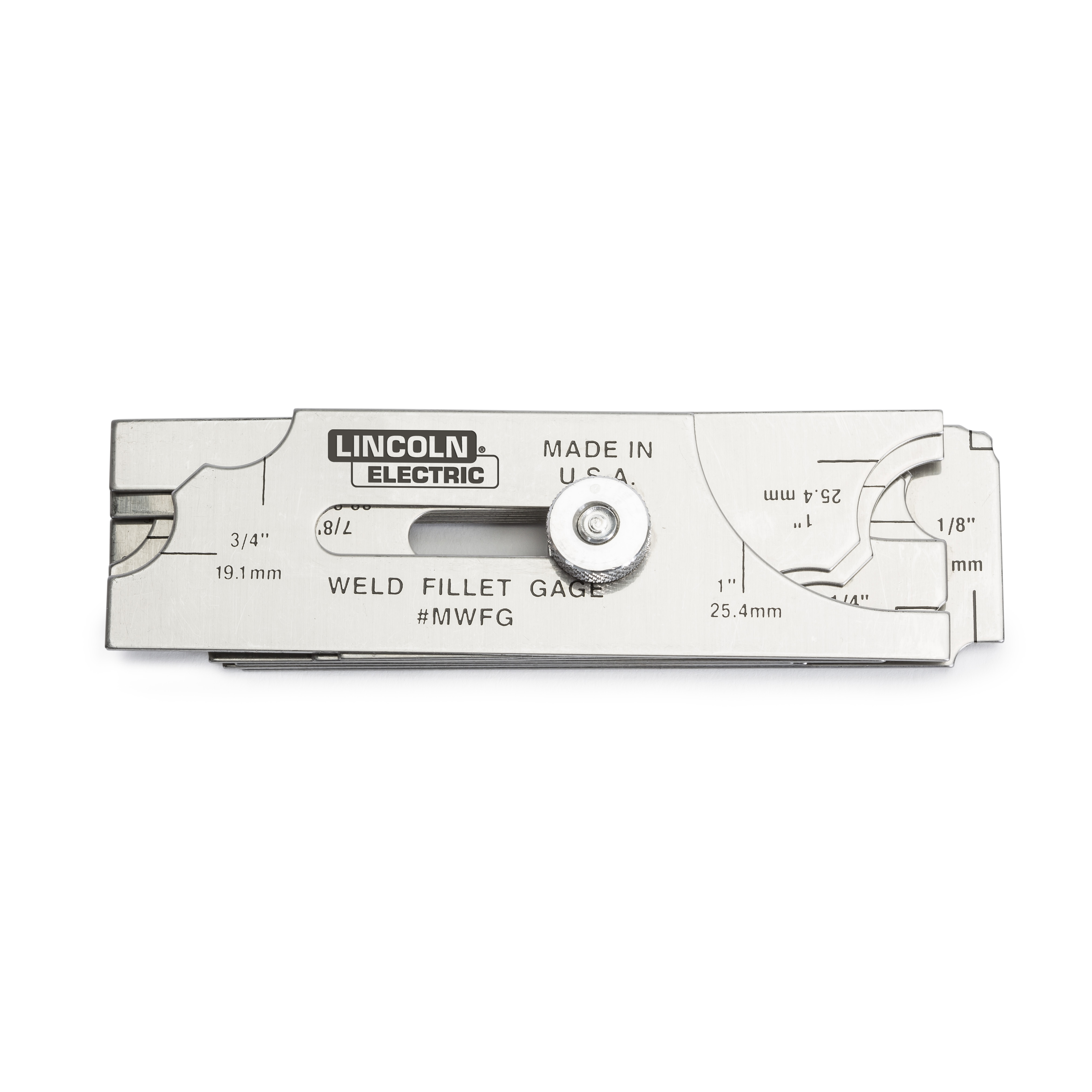 Premium Lincoln 7-Piece Stainless Steel Weld Fillet Gauge Set K3720-1
