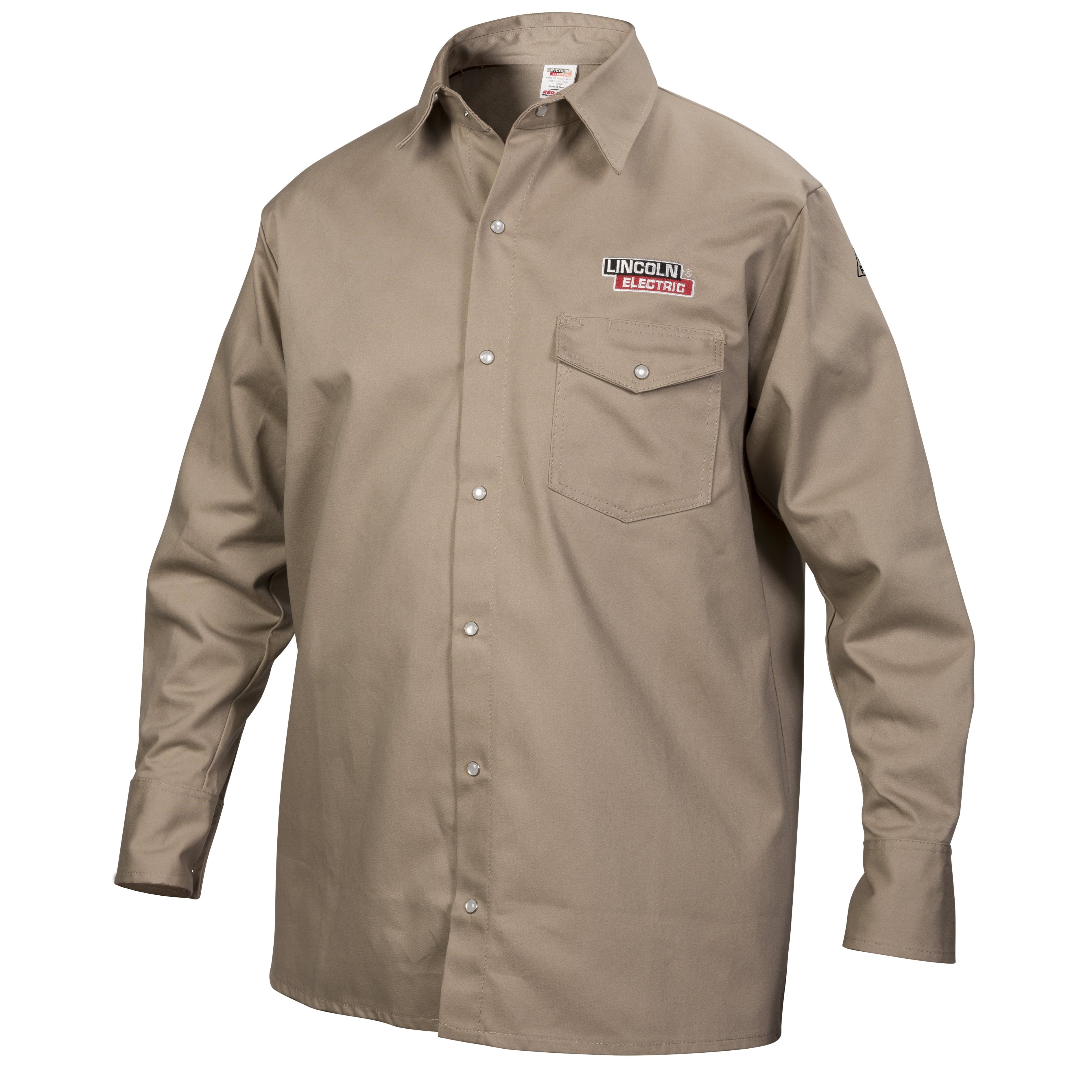Lincoln FR Khaki Welding Shirt - K3382 | Great Value
