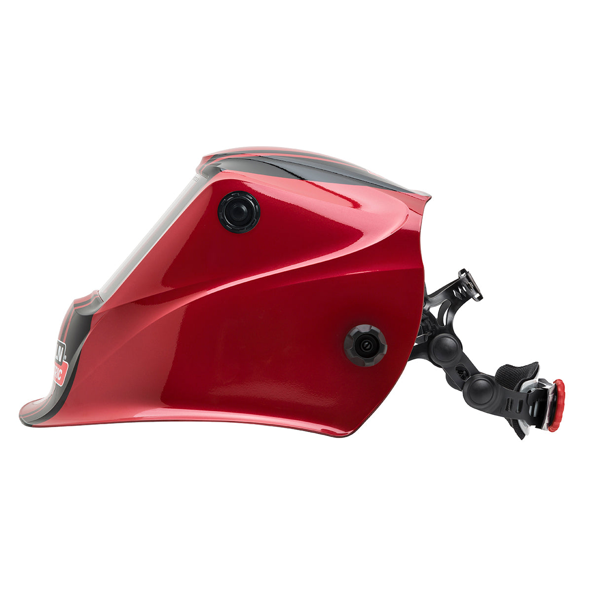 Lincoln Viking 3350 4C Code Red 4th Gen Matte Black Welding Helmet K4034-4