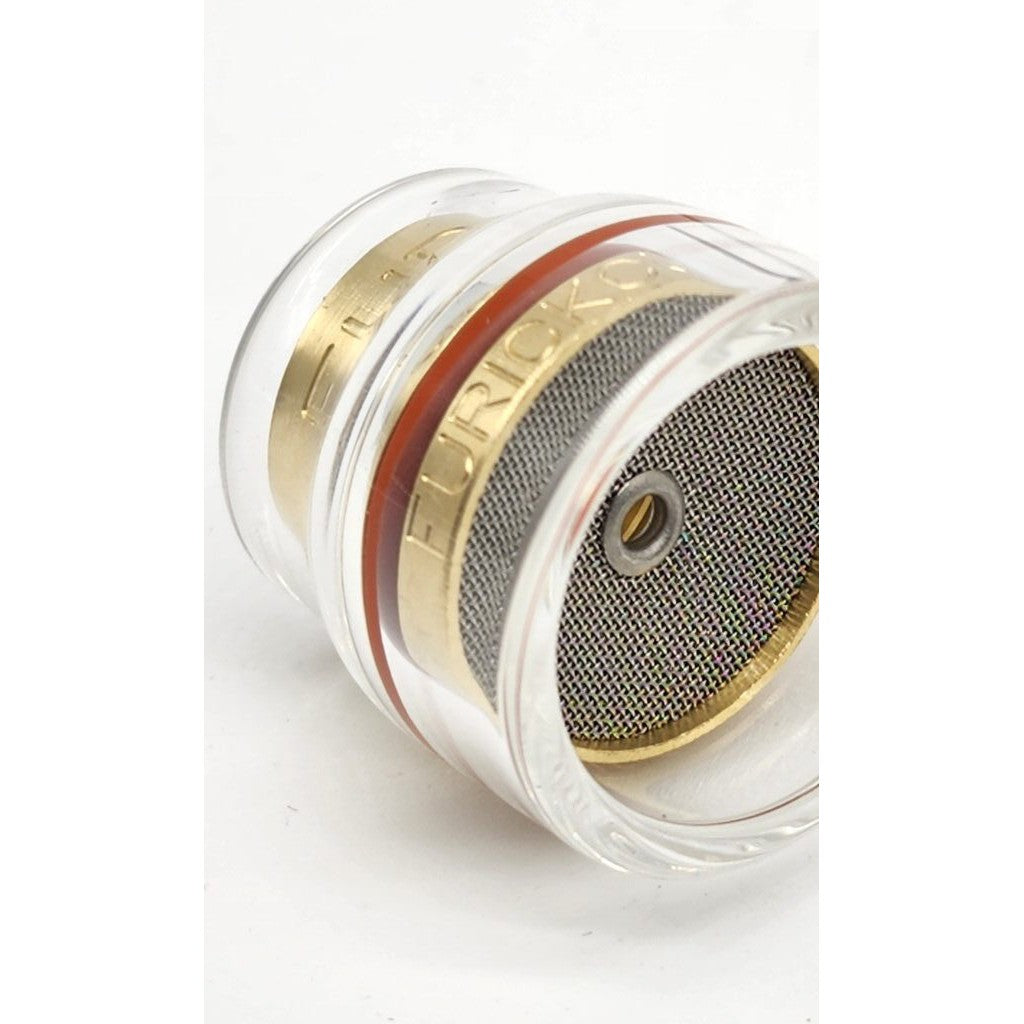 Furick Fupa #13 Glass Cup with Brass Insert Threads - FUPASG13 Premium Edition
