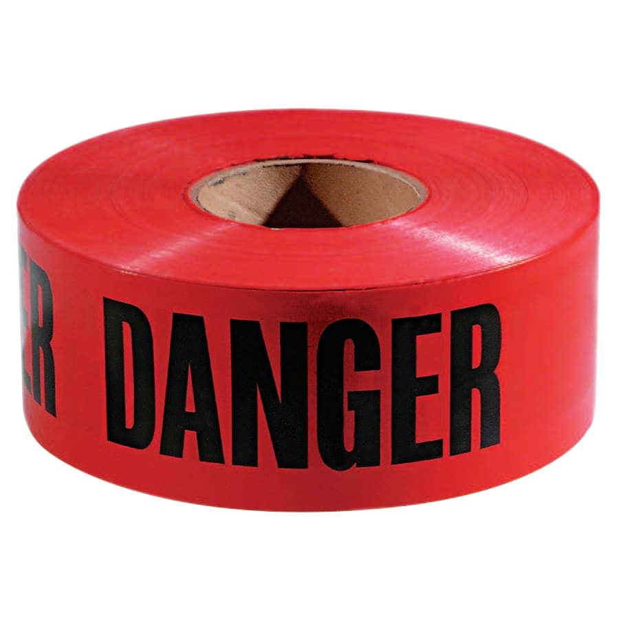 Empire Danger Premium Barricade Tape - 1000 ft, 3' Wide