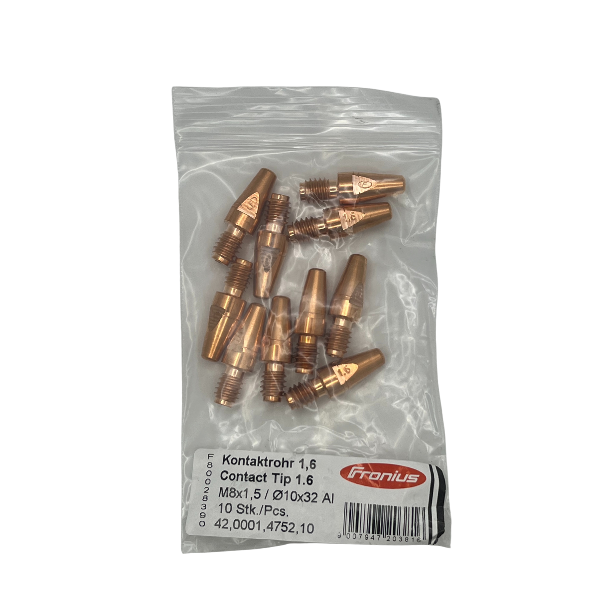 Hot Deal! Fronius Aluminum MIG Welding Contact Tips .052, 10-Pack