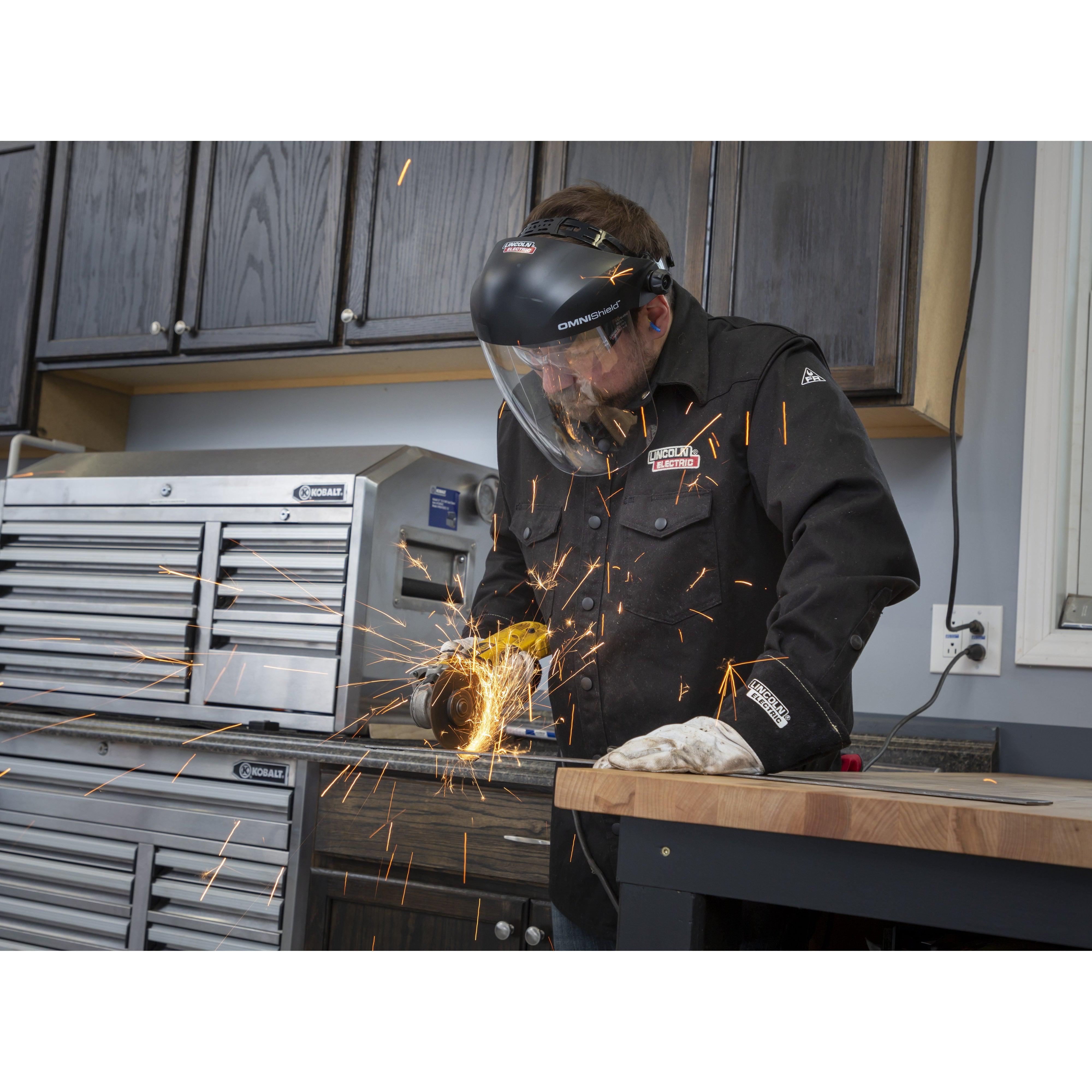 Lincoln OMNIShield Clear Face Shield - Premium Standard Model K3750-1 for Enhanced Protection