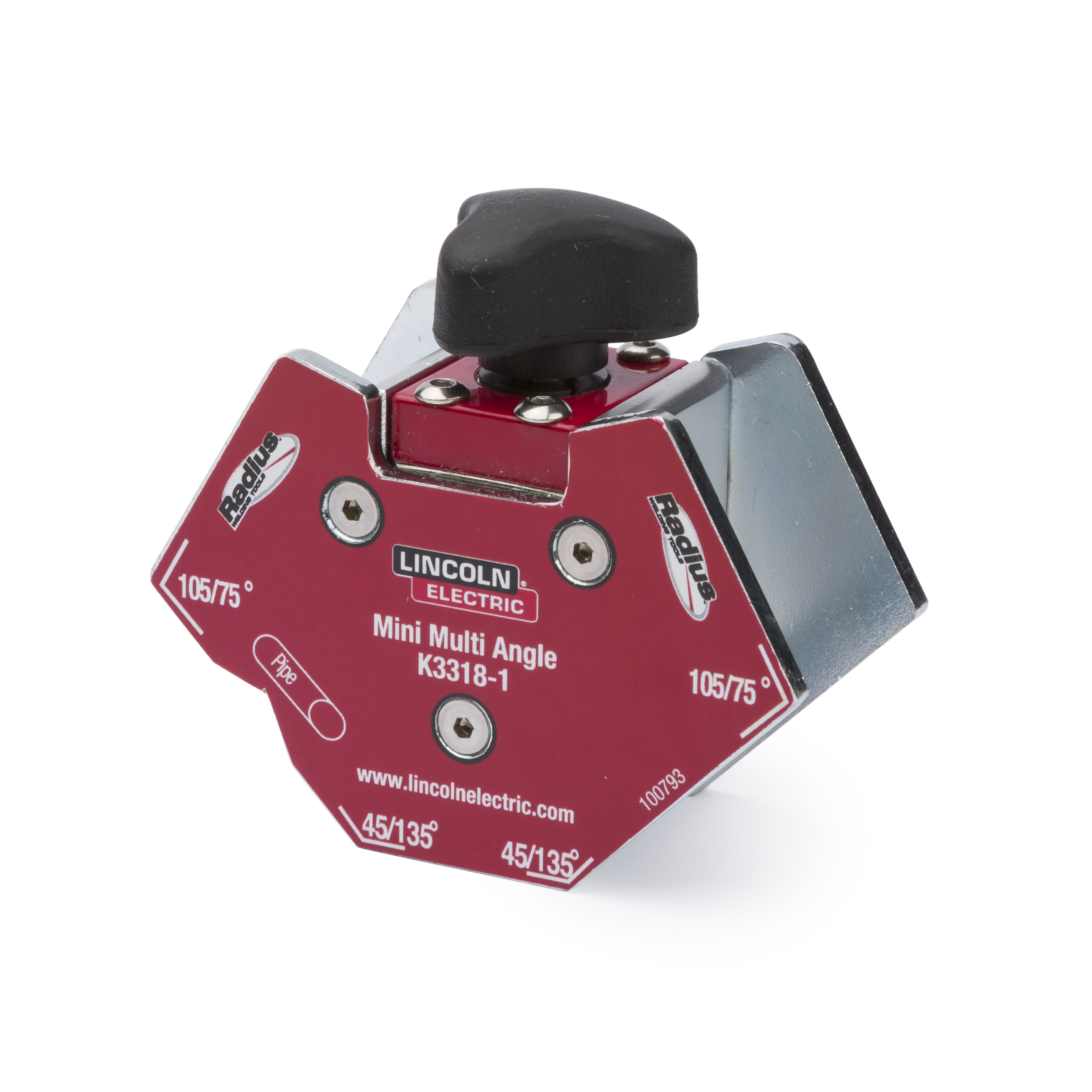 Lincoln Mini Multi-Angle Magnetic Fixture K3318-1 - Ideal for Small Steel Parts
