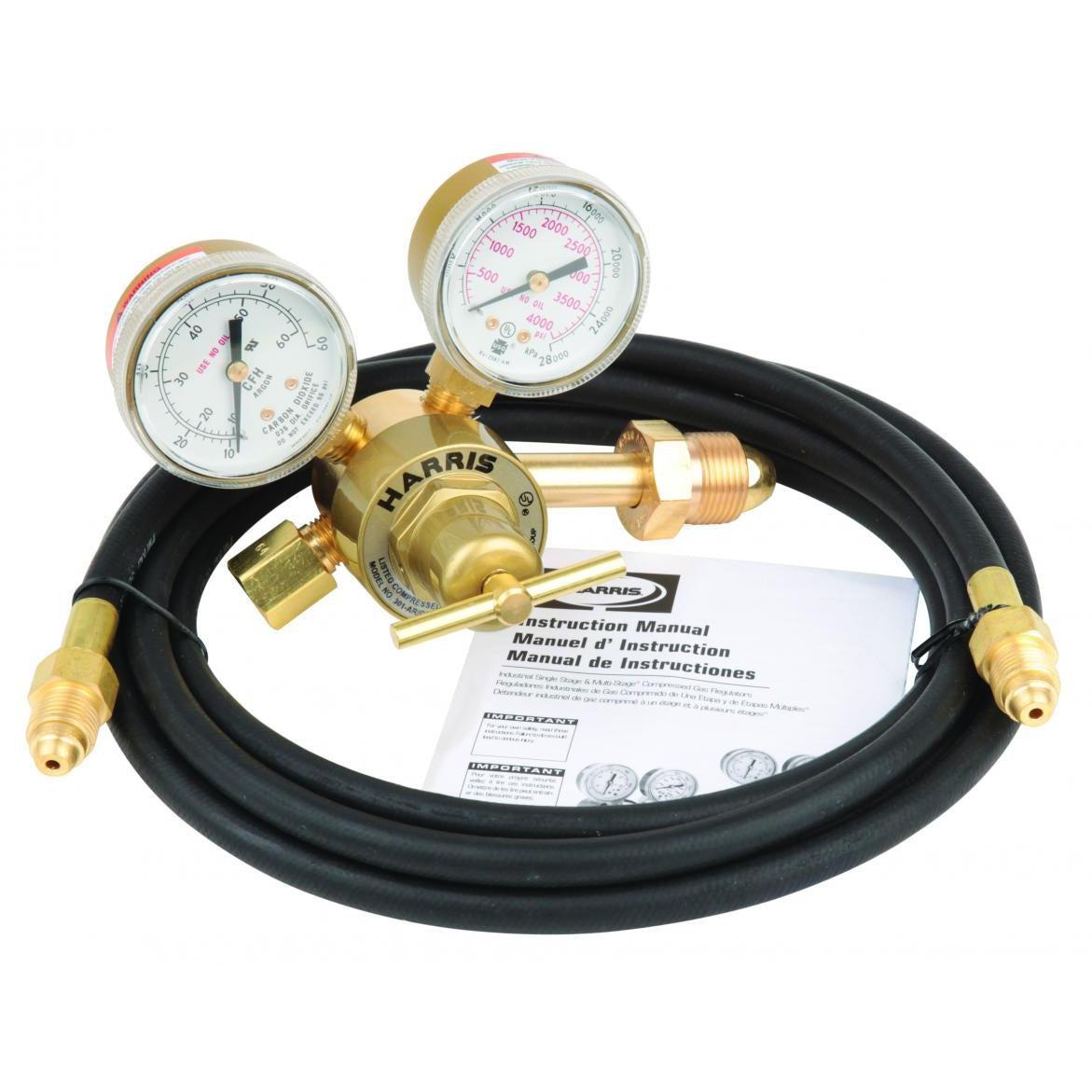 HARRIS 301AR-58010 Inert Flowgauge Regulator Kit with CGA580