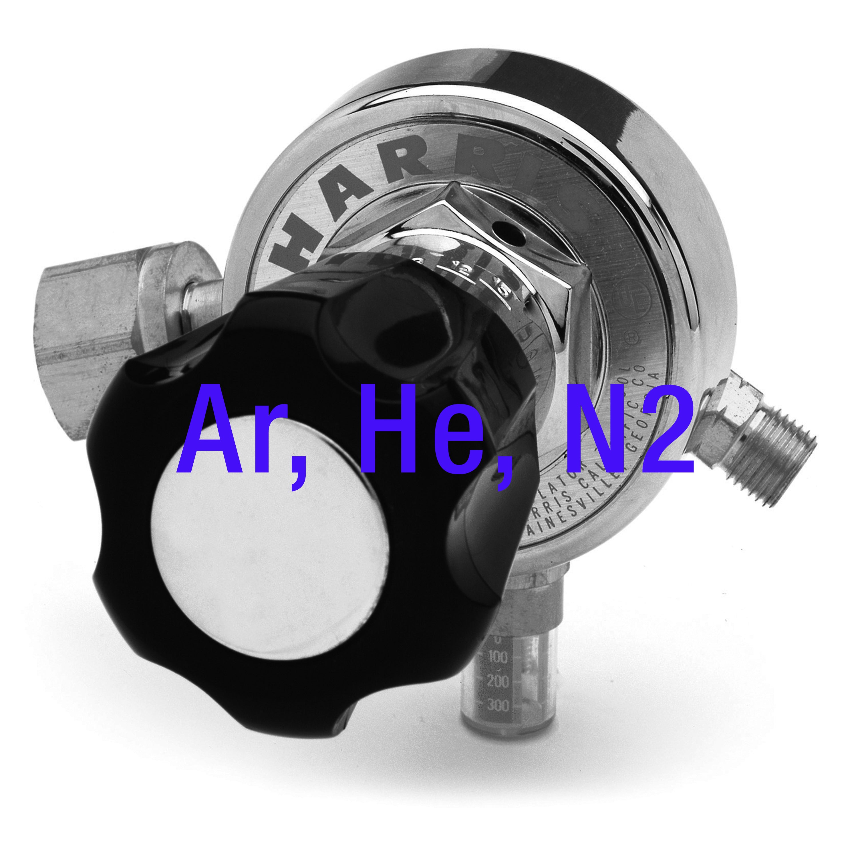 Harris Heavy Duty Ar, He, N2 Regulator Model 29-100C-580 - Durable and Precise