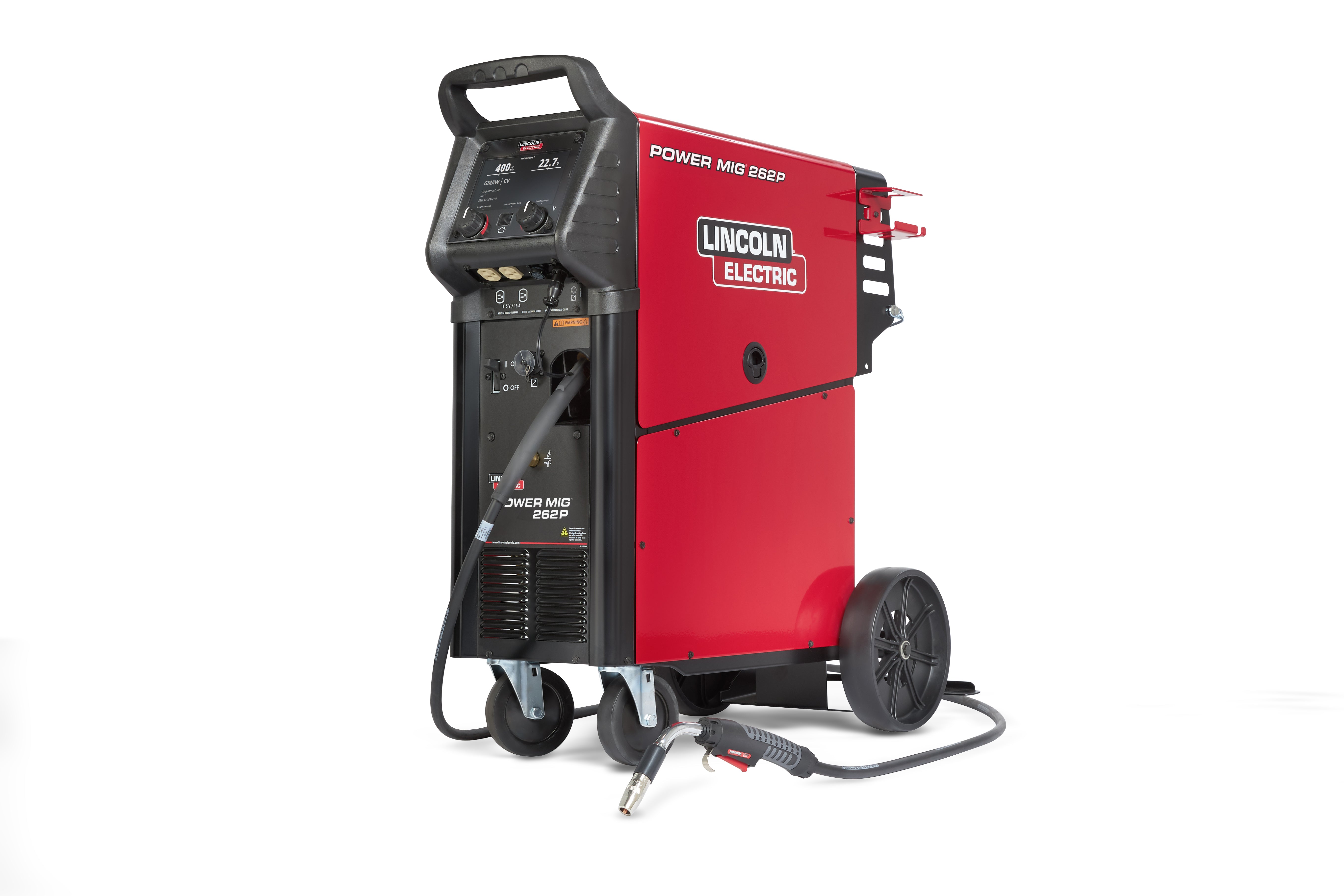 Lincoln POWER MIG 262P Pulsed MIG Welder - Great Deal for Professional Welding (K5378-1)
