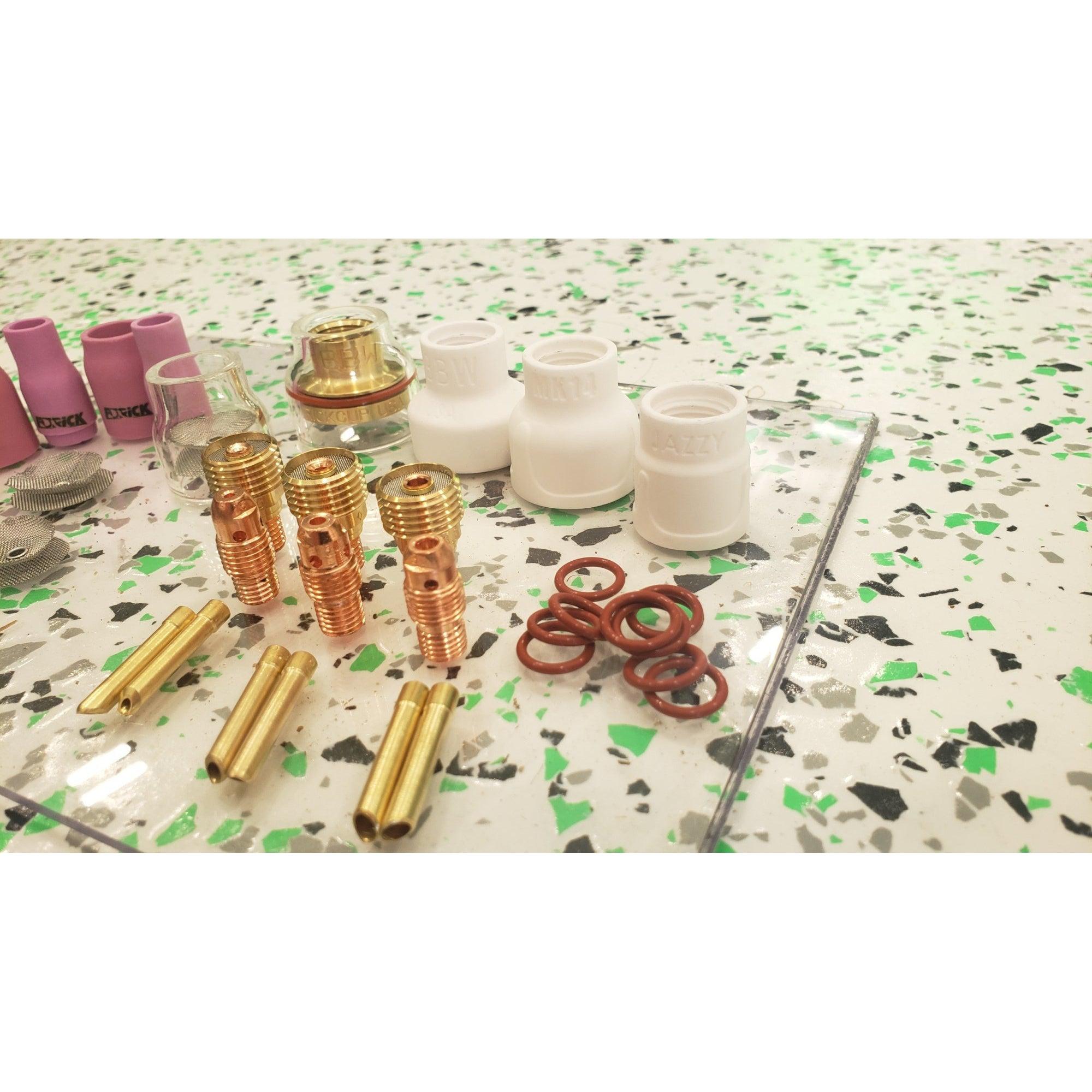 Furick 2 Series Starter Kit for 9/20 TIG Torches with Comprehensive Accessories - FU920-SK