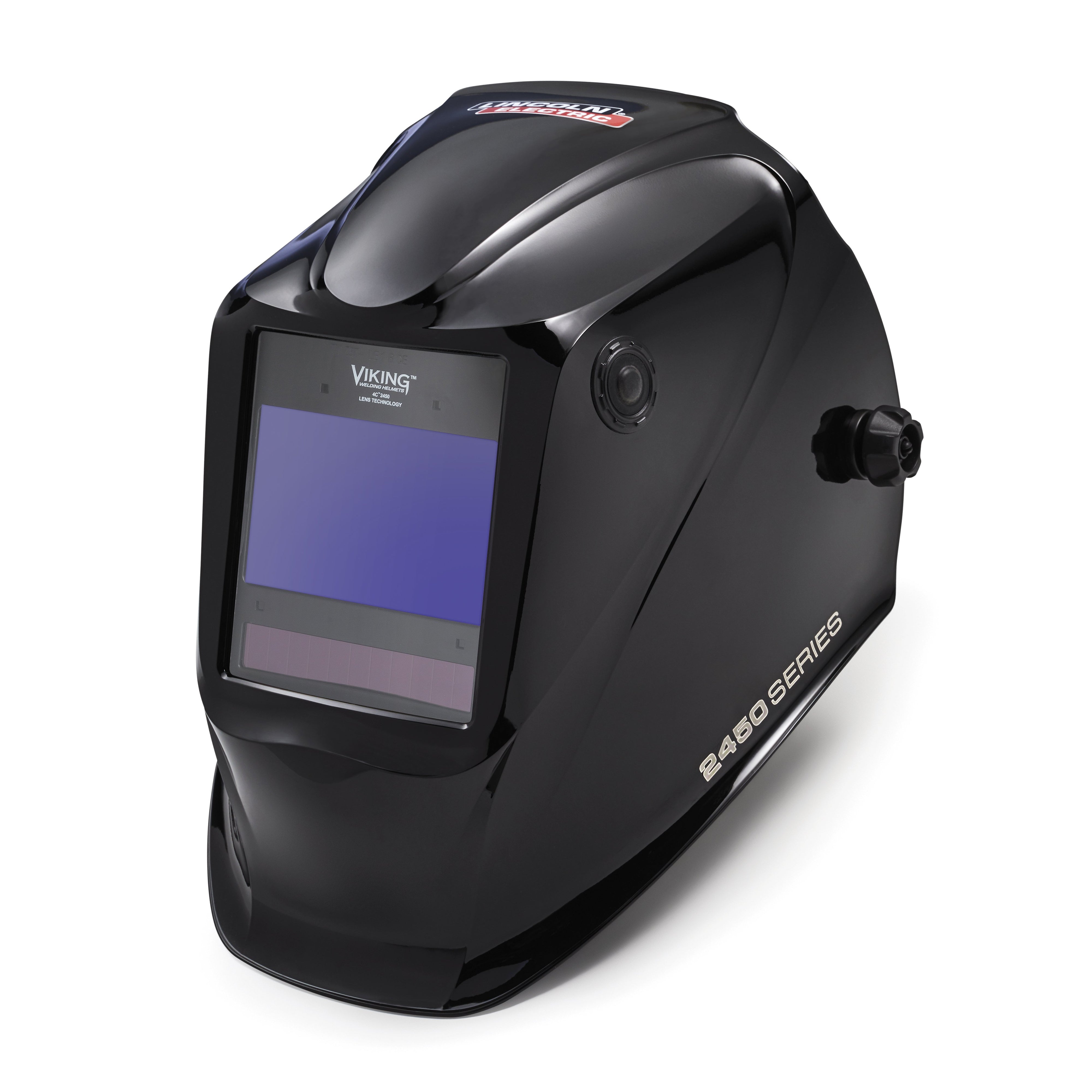 Lincoln Viking 2450 4C 4th Gen Glossy Black Welding Helmet - Exclusive Deal! K3028-4