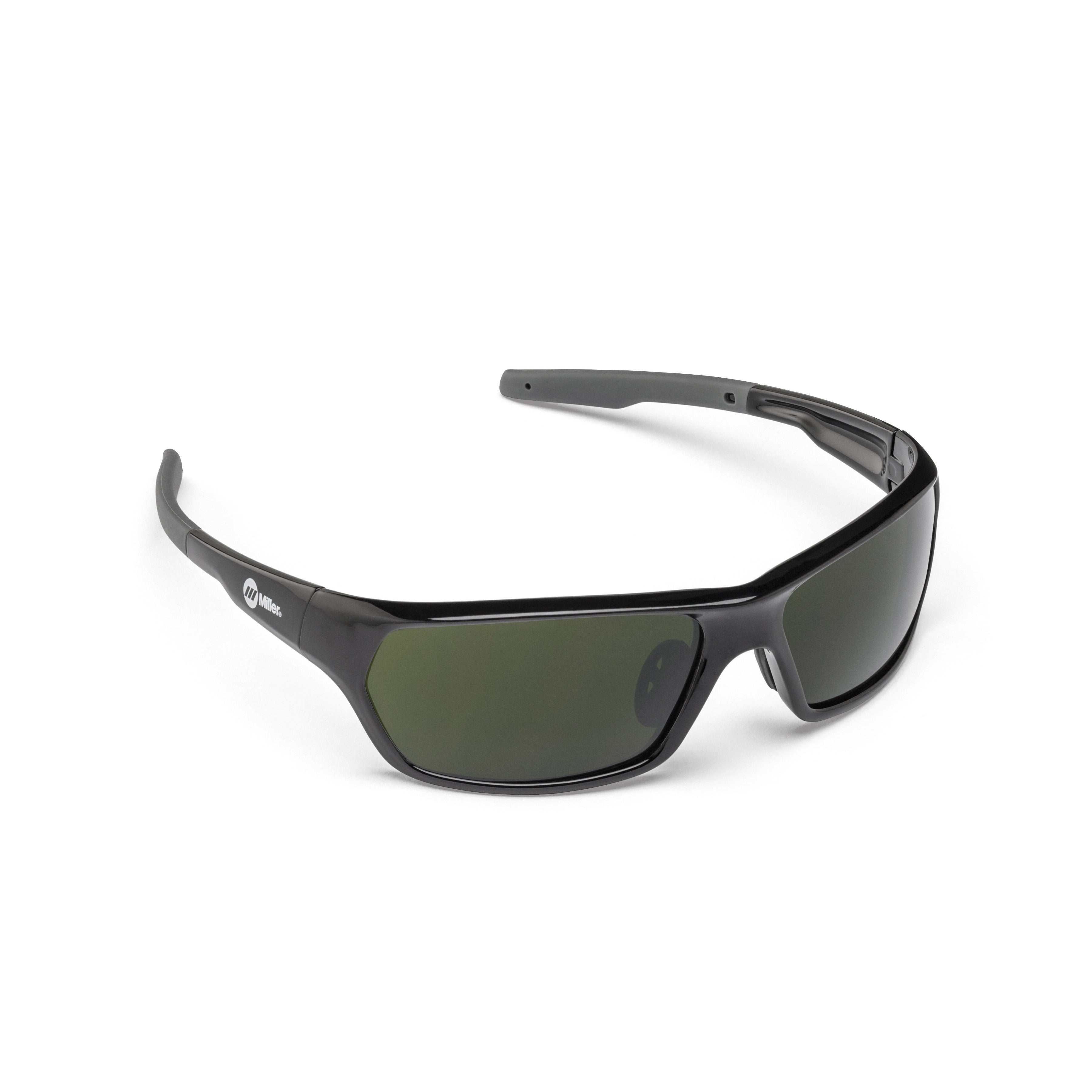 Hot Deal! Miller Black Safety Glasses (Shade 5) - Model 272205