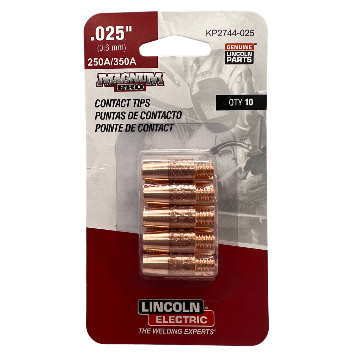 Hot Deal: Lincoln Magnum PRO 350A Contact Tips (10-Pack)