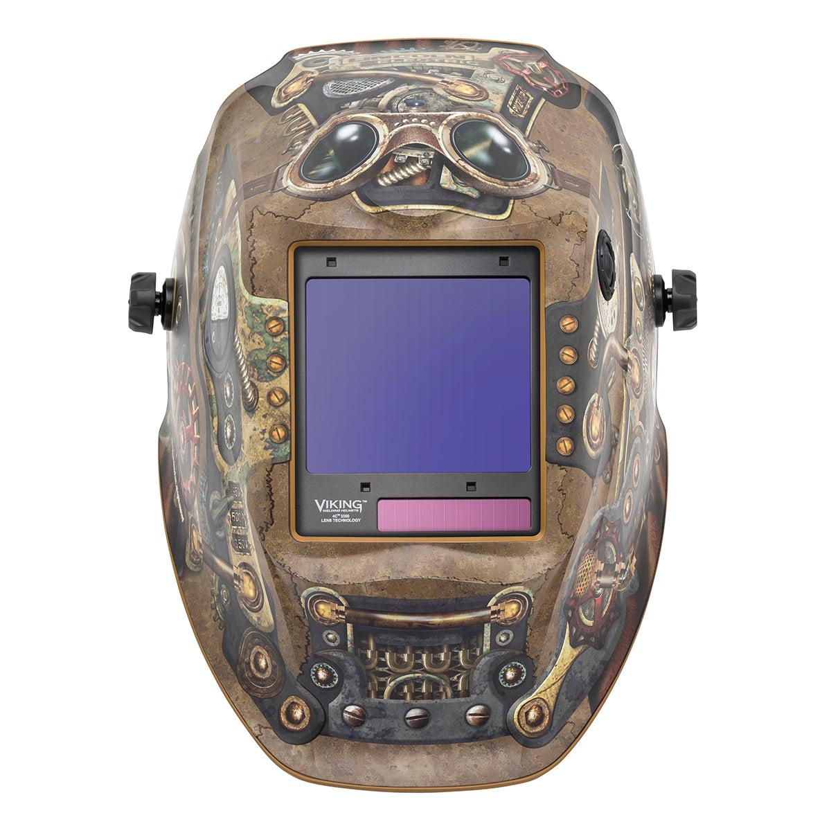 Hot Deal! Lincoln Viking 3350 4C 4th Gen Steampunk Welding Helmet - K3428-4