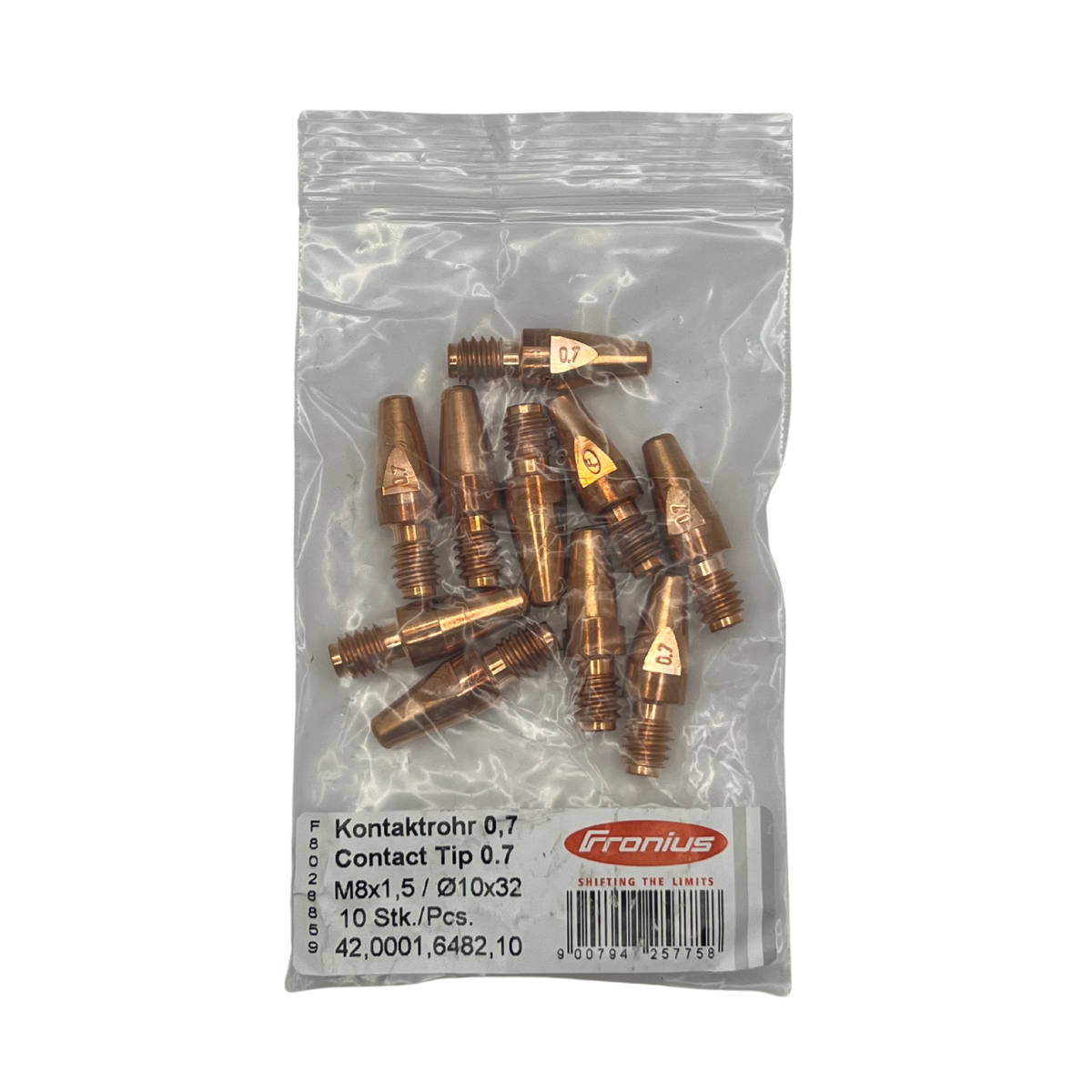 Hot Deal! 10-Pack of .027 Fronius Steel MTG 320i Contact Tips
